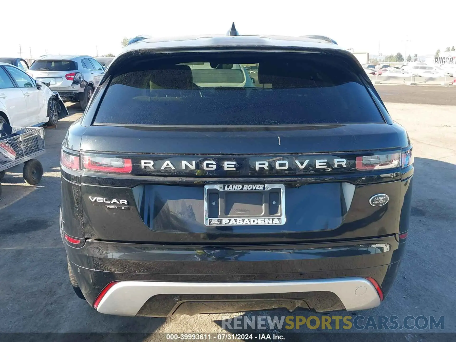 16 fotografías del automóvil dañado SALYB2EX2LA290537 LAND ROVER RANGE ROVER VELAR 2020