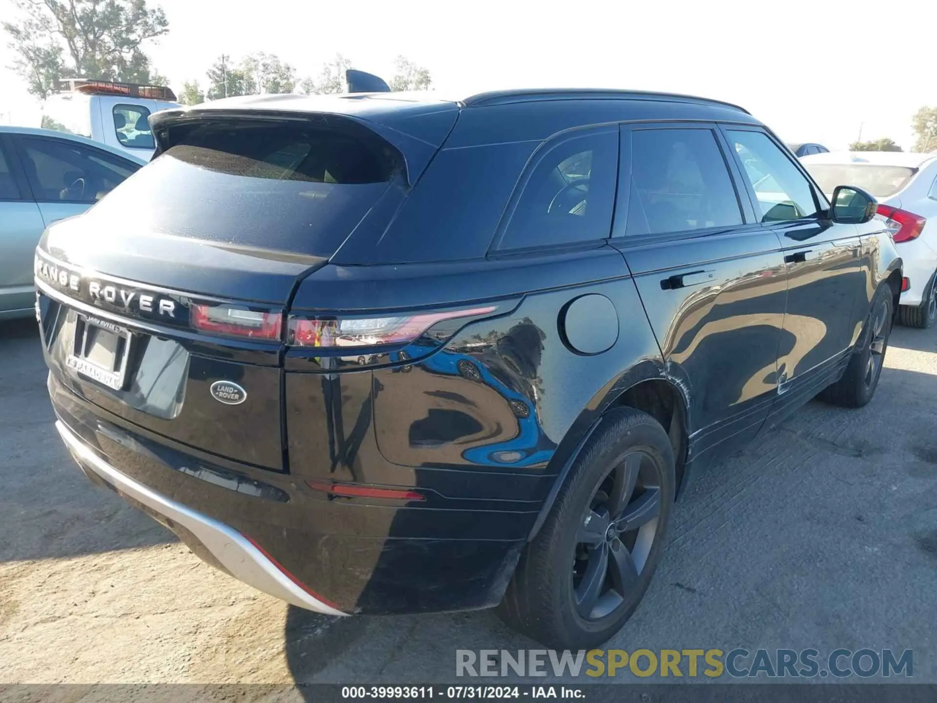 4 fotografías del automóvil dañado SALYB2EX2LA290537 LAND ROVER RANGE ROVER VELAR 2020