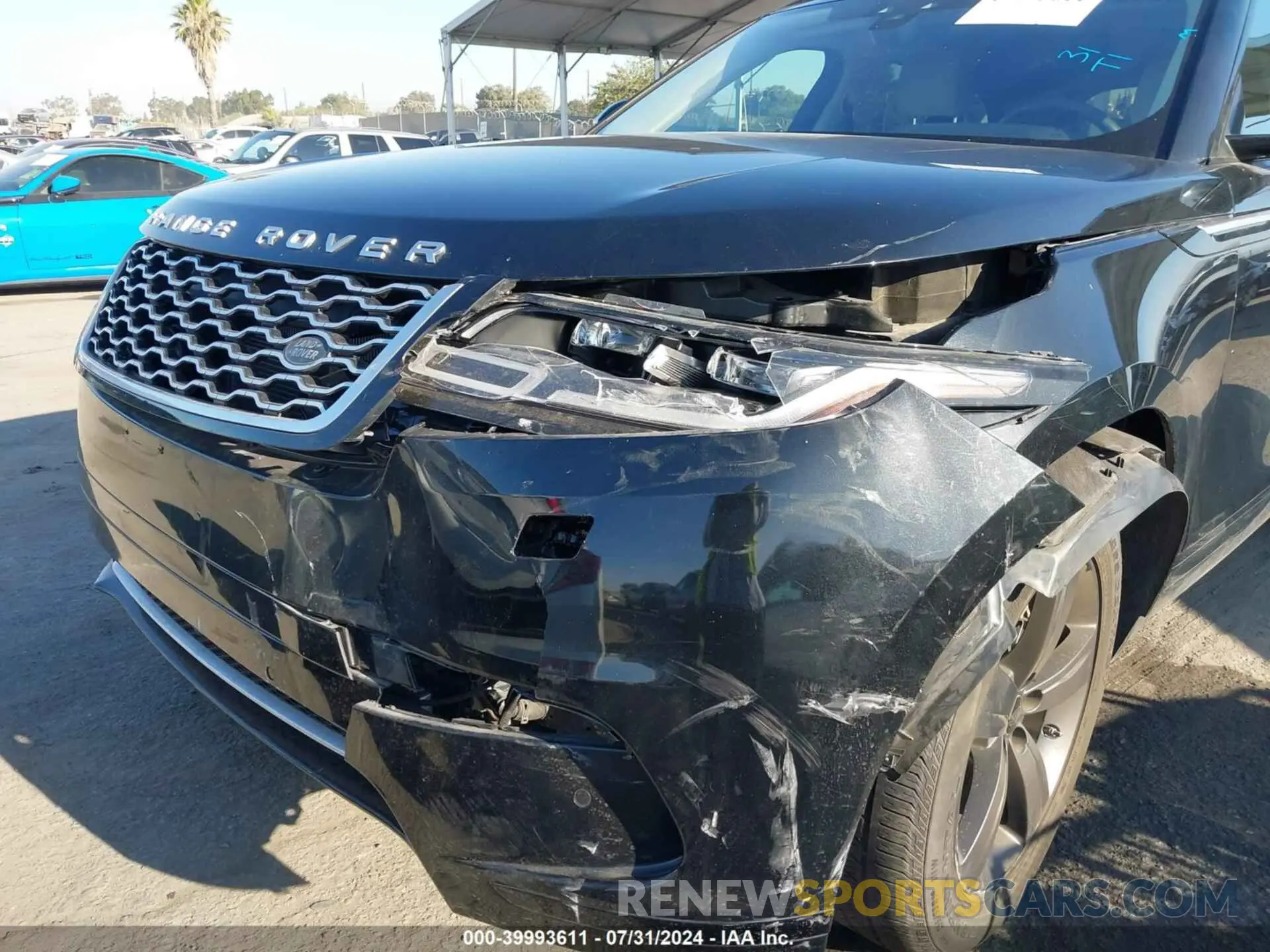 6 fotografías del automóvil dañado SALYB2EX2LA290537 LAND ROVER RANGE ROVER VELAR 2020