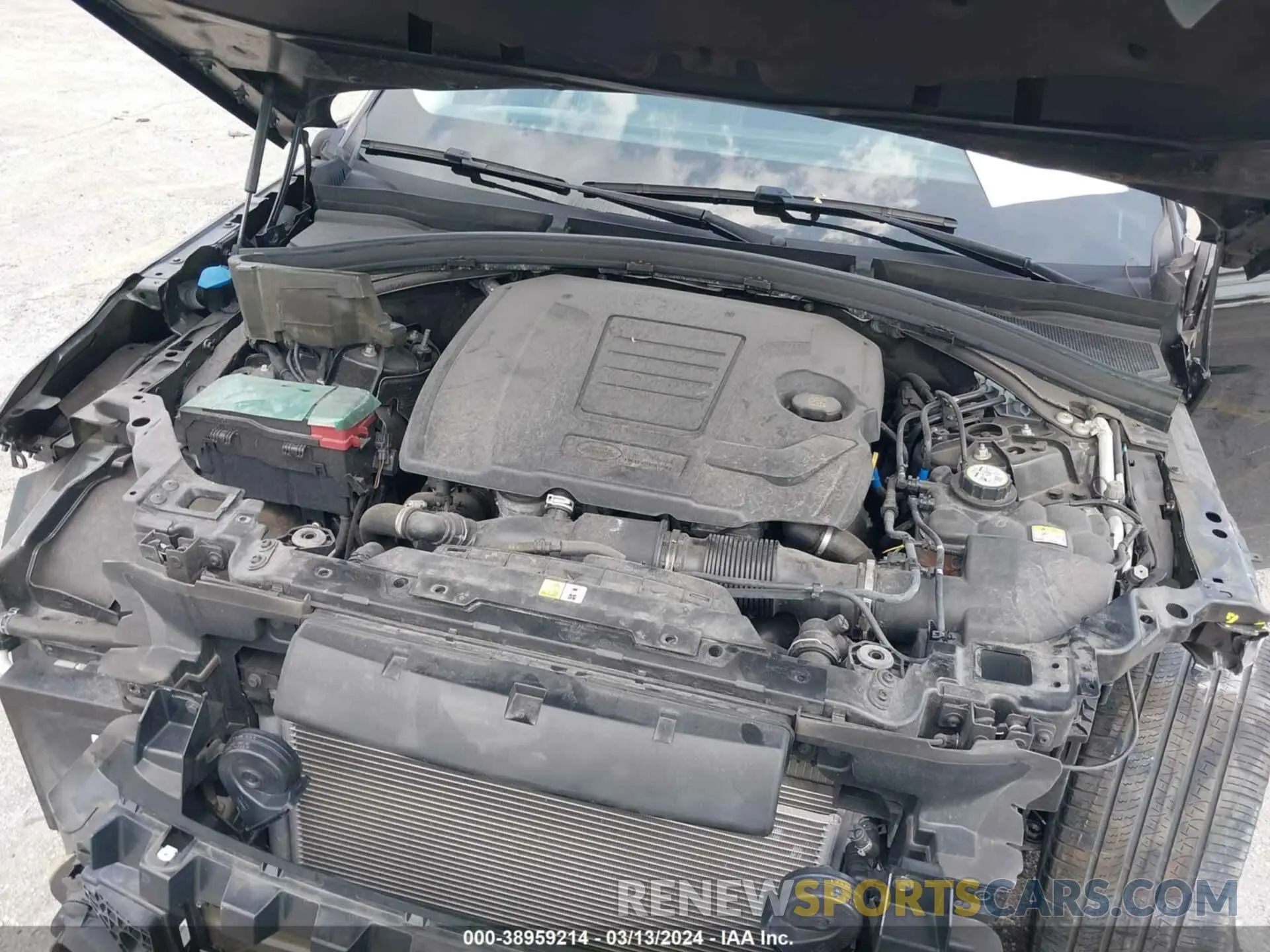 10 fotografías del automóvil dañado SALYB2EX2LA295172 LAND ROVER RANGE ROVER VELAR 2020