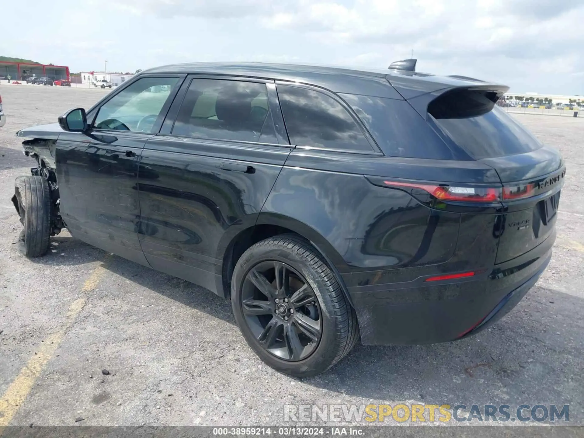3 fotografías del automóvil dañado SALYB2EX2LA295172 LAND ROVER RANGE ROVER VELAR 2020