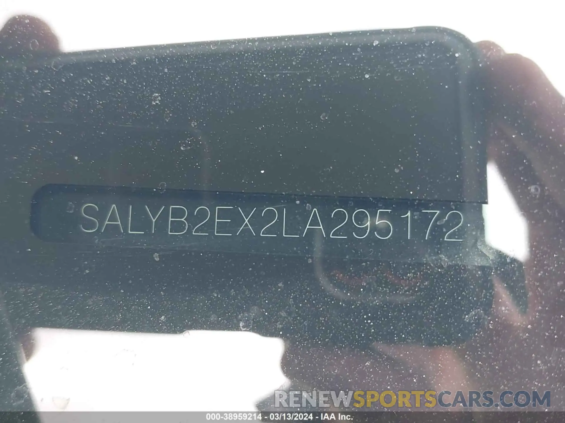 9 fotografías del automóvil dañado SALYB2EX2LA295172 LAND ROVER RANGE ROVER VELAR 2020