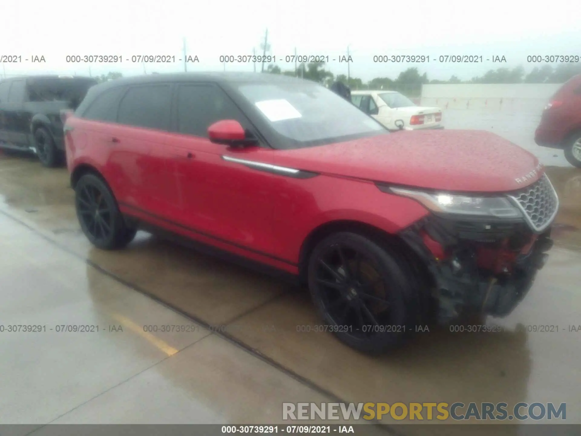 1 fotografías del automóvil dañado SALYB2EX3LA240066 LAND ROVER RANGE ROVER VELAR 2020