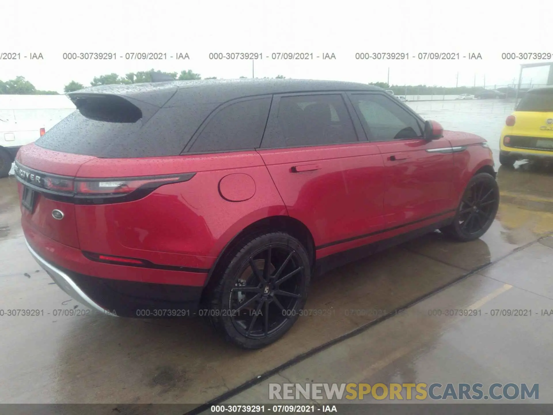4 fotografías del automóvil dañado SALYB2EX3LA240066 LAND ROVER RANGE ROVER VELAR 2020