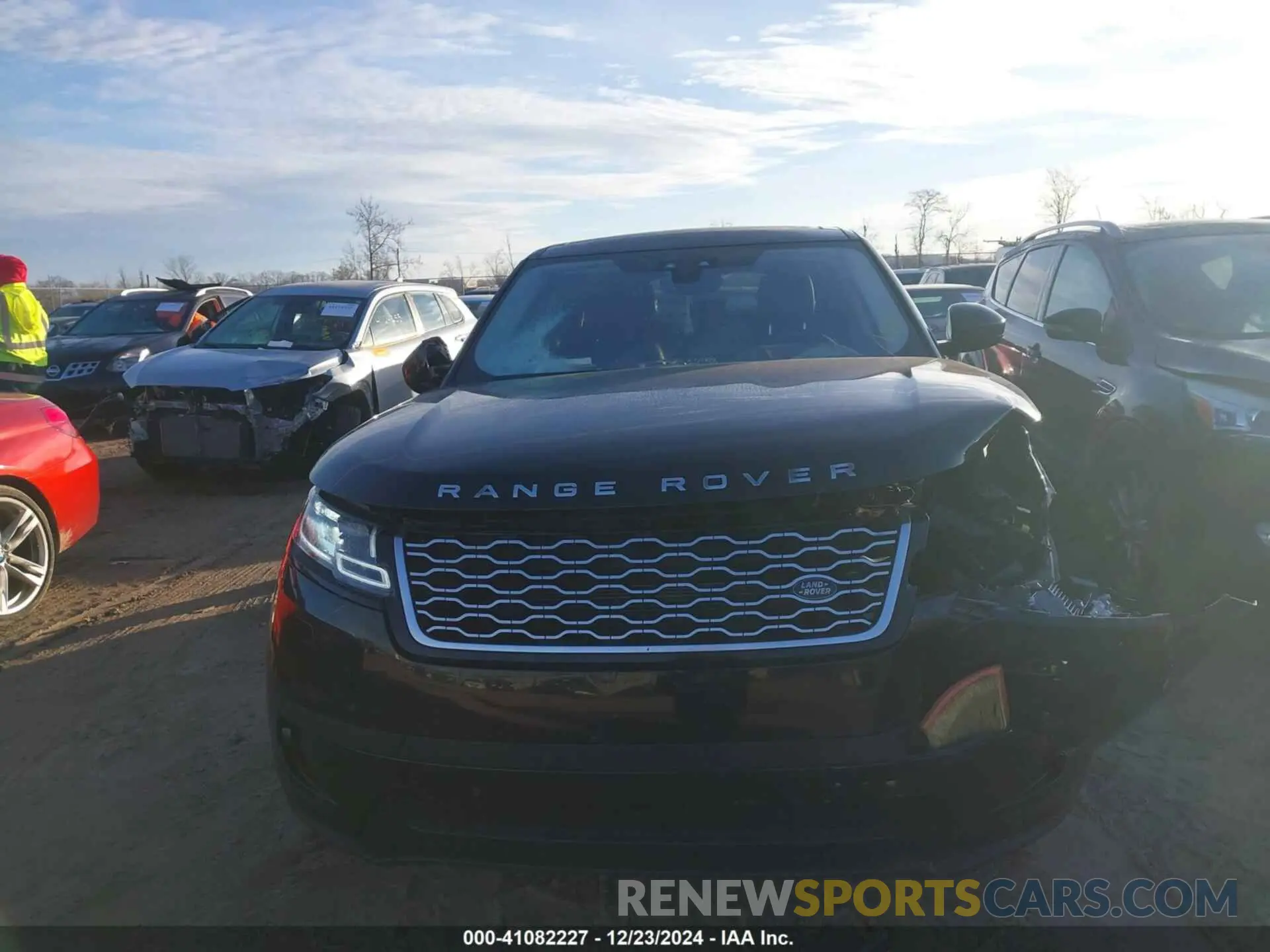 12 fotografías del automóvil dañado SALYB2EX3LA248037 LAND ROVER RANGE ROVER VELAR 2020