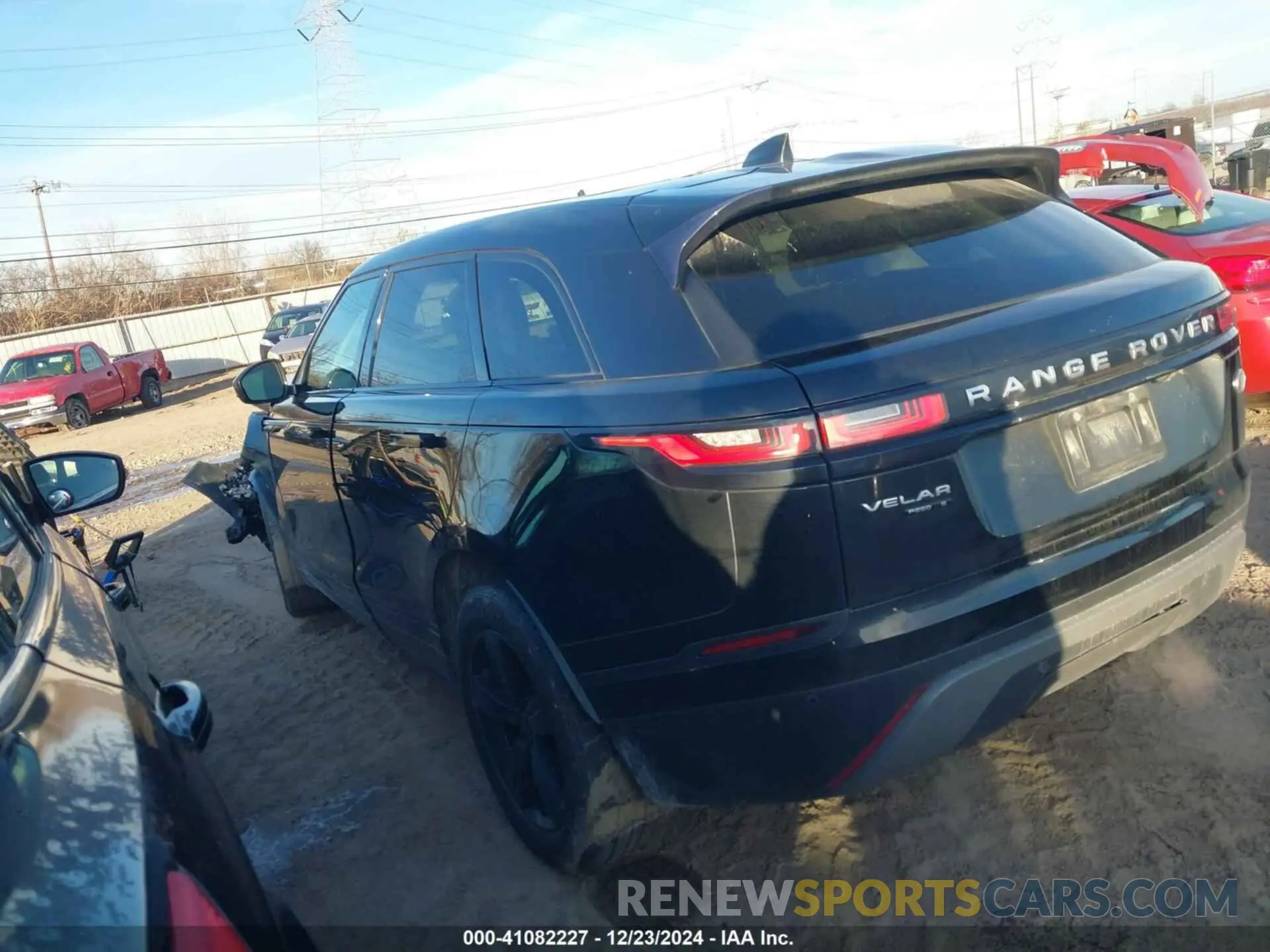 3 fotografías del automóvil dañado SALYB2EX3LA248037 LAND ROVER RANGE ROVER VELAR 2020