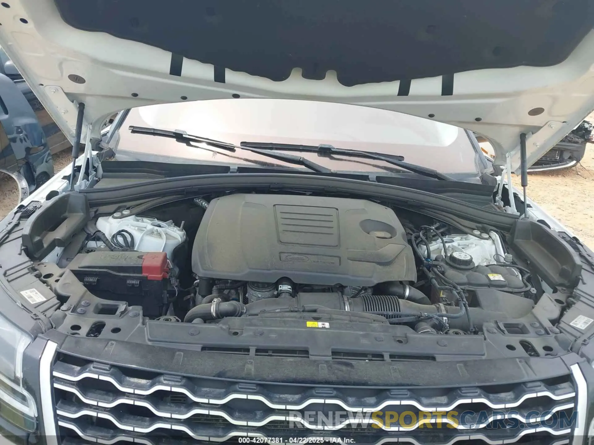 10 fotografías del automóvil dañado SALYB2EX3LA292863 LAND ROVER RANGE ROVER VELAR 2020