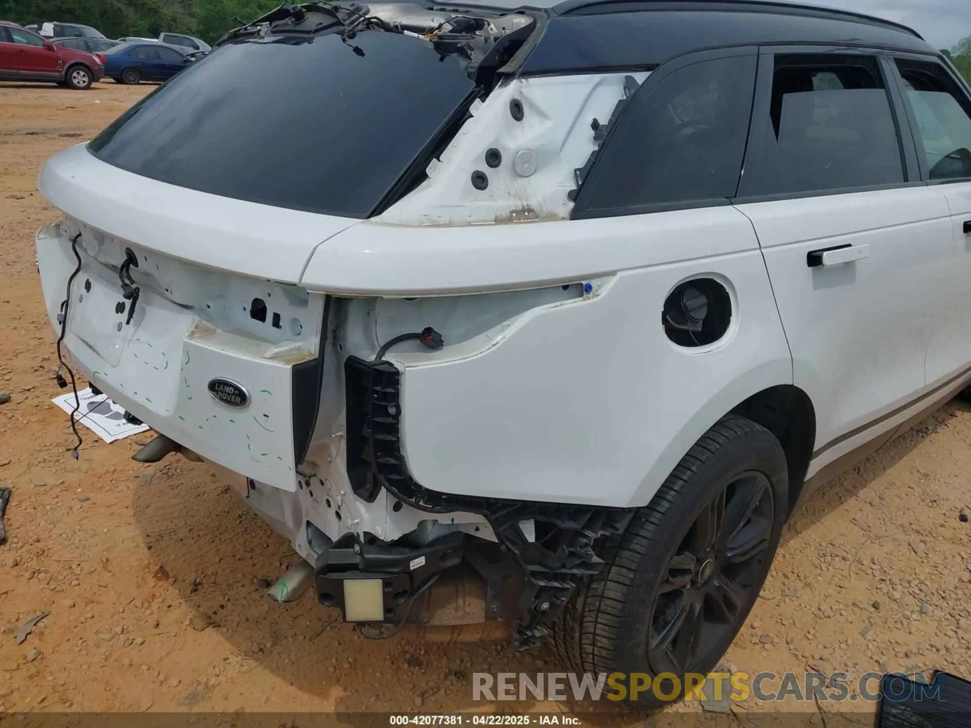 6 fotografías del automóvil dañado SALYB2EX3LA292863 LAND ROVER RANGE ROVER VELAR 2020