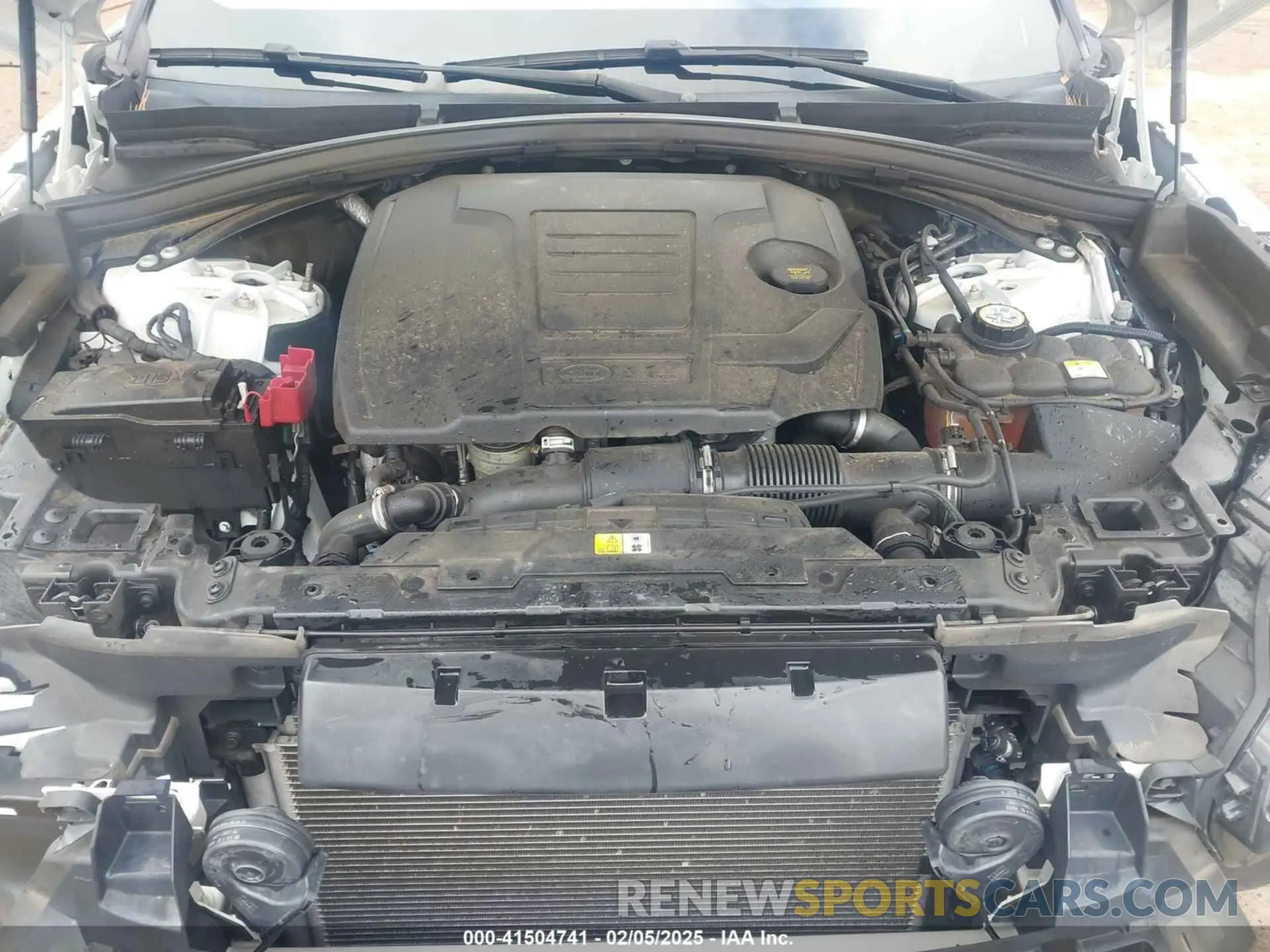 10 fotografías del automóvil dañado SALYB2EX4LA238438 LAND ROVER RANGE ROVER VELAR 2020
