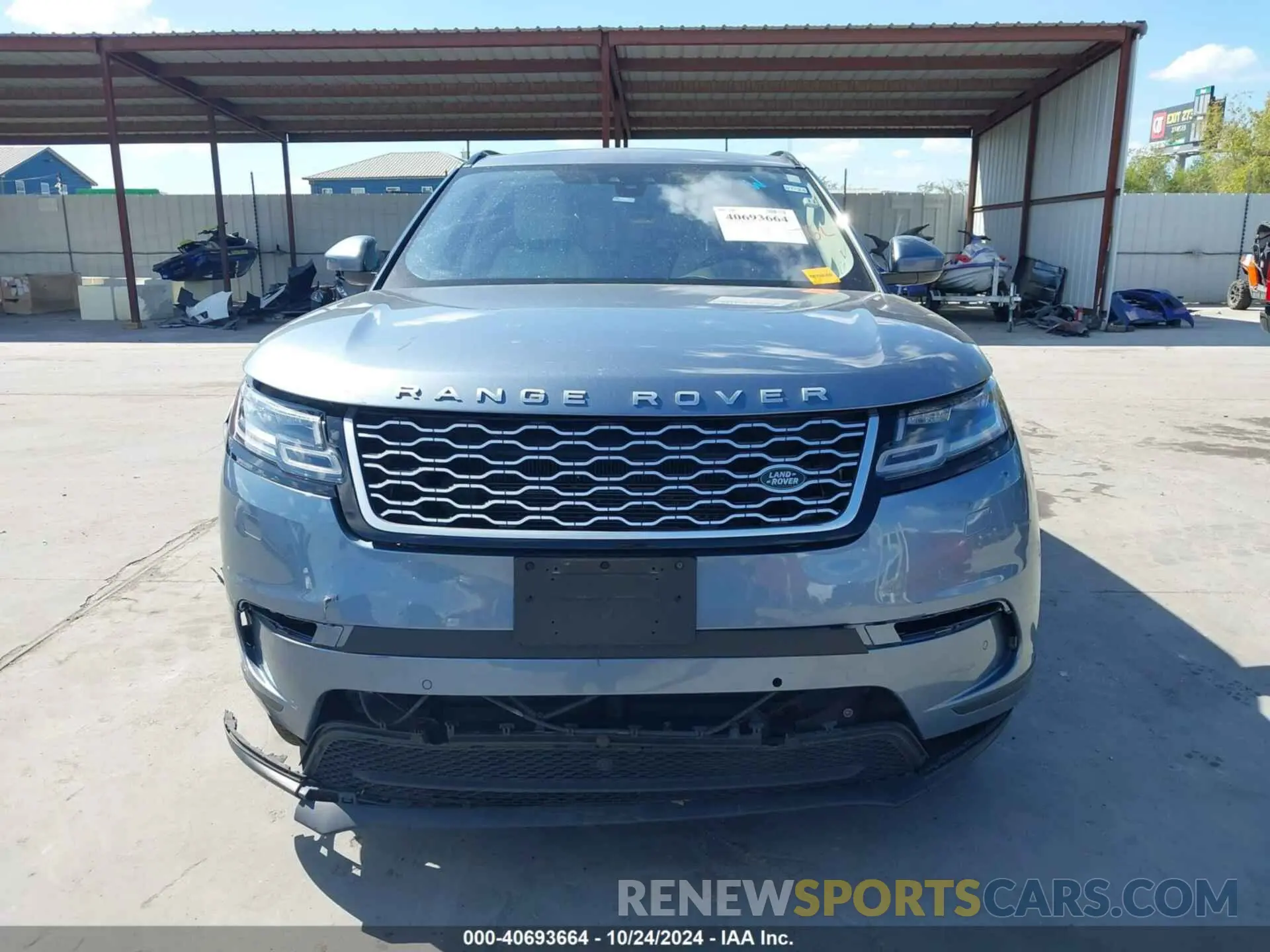 12 fotografías del automóvil dañado SALYB2EX4LA240383 LAND ROVER RANGE ROVER VELAR 2020