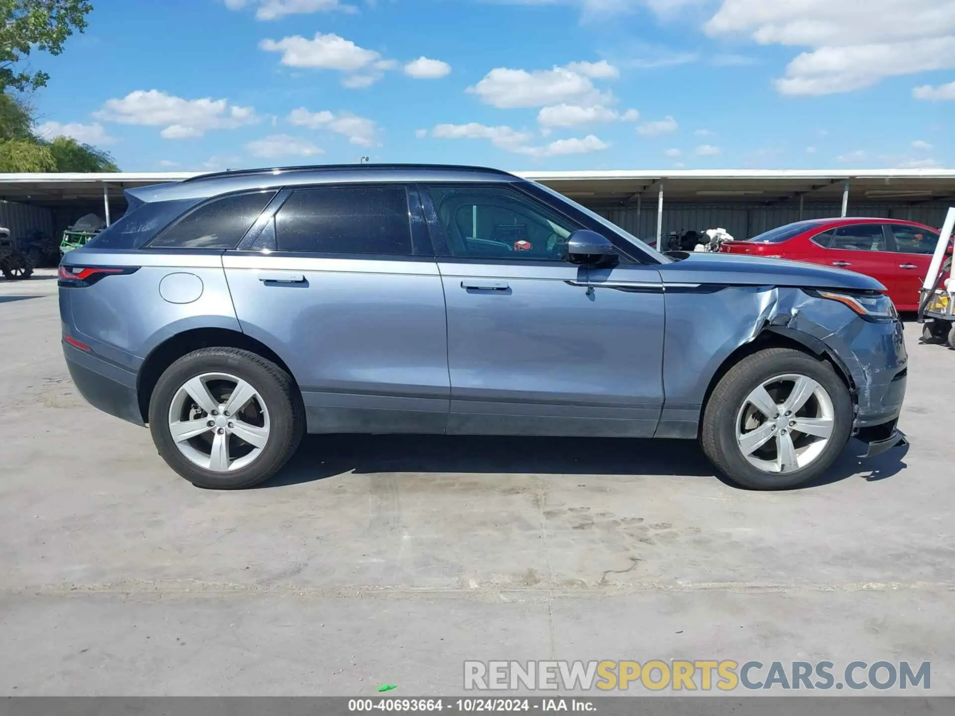 13 fotografías del automóvil dañado SALYB2EX4LA240383 LAND ROVER RANGE ROVER VELAR 2020