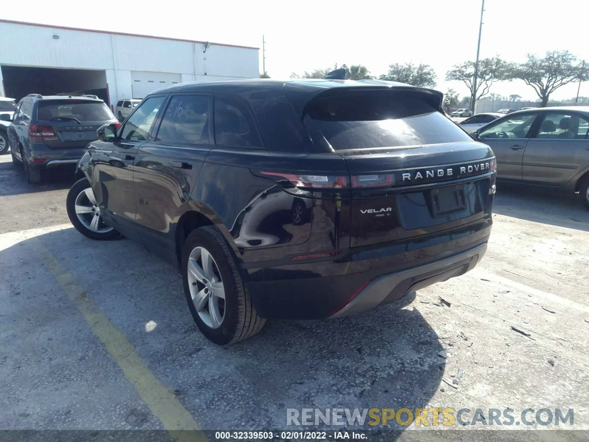 3 fotografías del automóvil dañado SALYB2EX4LA258463 LAND ROVER RANGE ROVER VELAR 2020