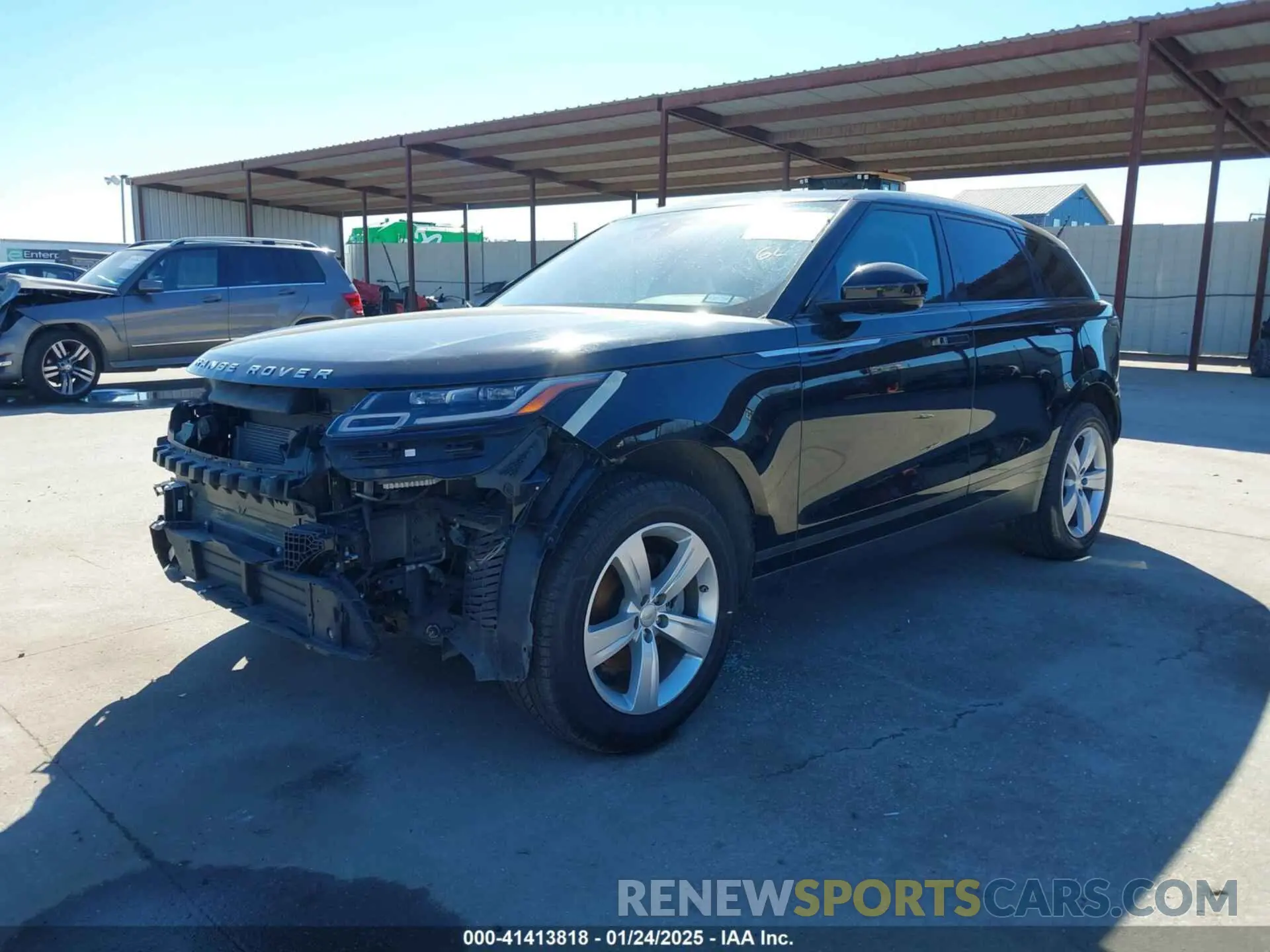 2 fotografías del automóvil dañado SALYB2EX5LA267088 LAND ROVER RANGE ROVER VELAR 2020