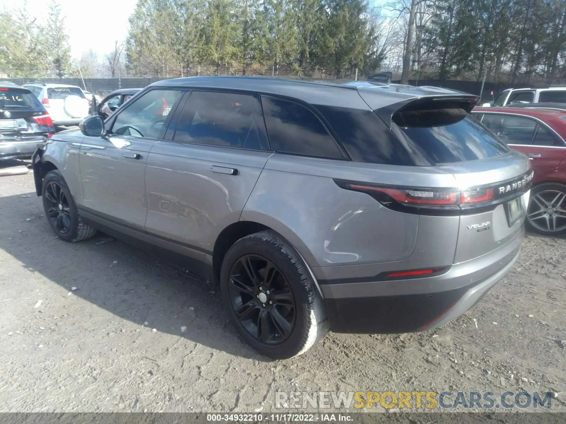 3 fotografías del automóvil dañado SALYB2EX5LA268192 LAND ROVER RANGE ROVER VELAR 2020