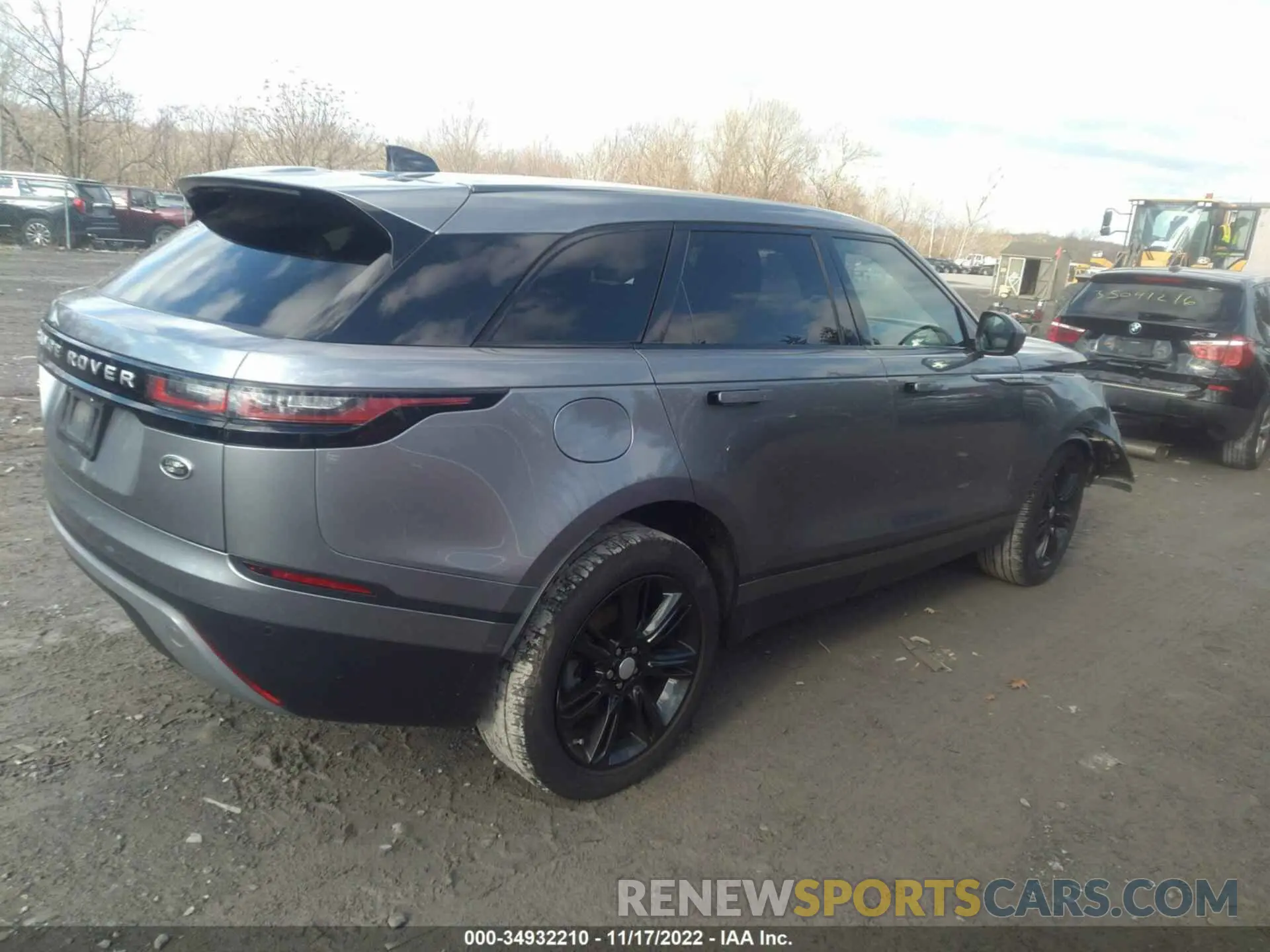 4 fotografías del automóvil dañado SALYB2EX5LA268192 LAND ROVER RANGE ROVER VELAR 2020