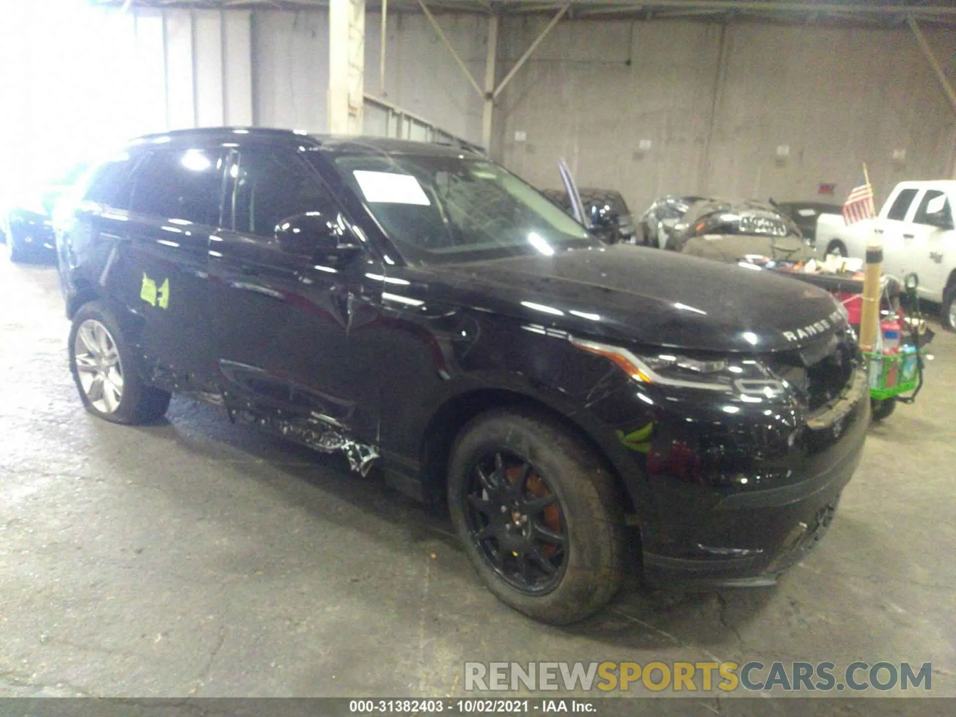 1 fotografías del automóvil dañado SALYB2EX5LA283923 LAND ROVER RANGE ROVER VELAR 2020