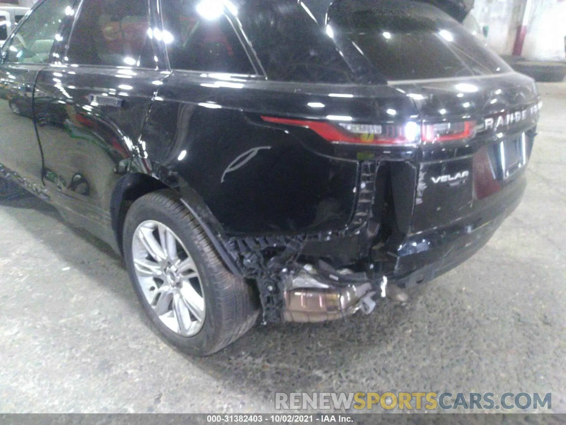 3 fotografías del automóvil dañado SALYB2EX5LA283923 LAND ROVER RANGE ROVER VELAR 2020