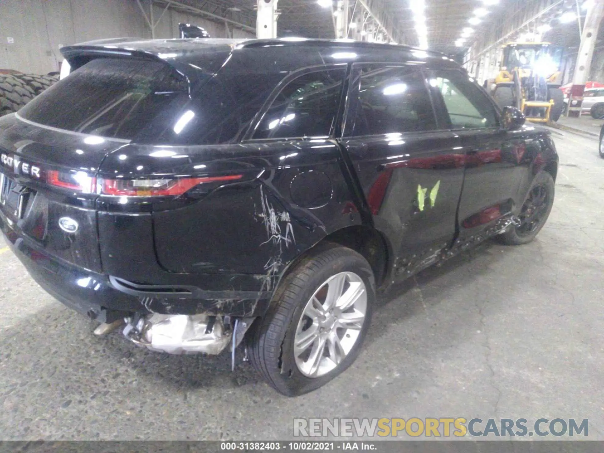 4 fotografías del automóvil dañado SALYB2EX5LA283923 LAND ROVER RANGE ROVER VELAR 2020