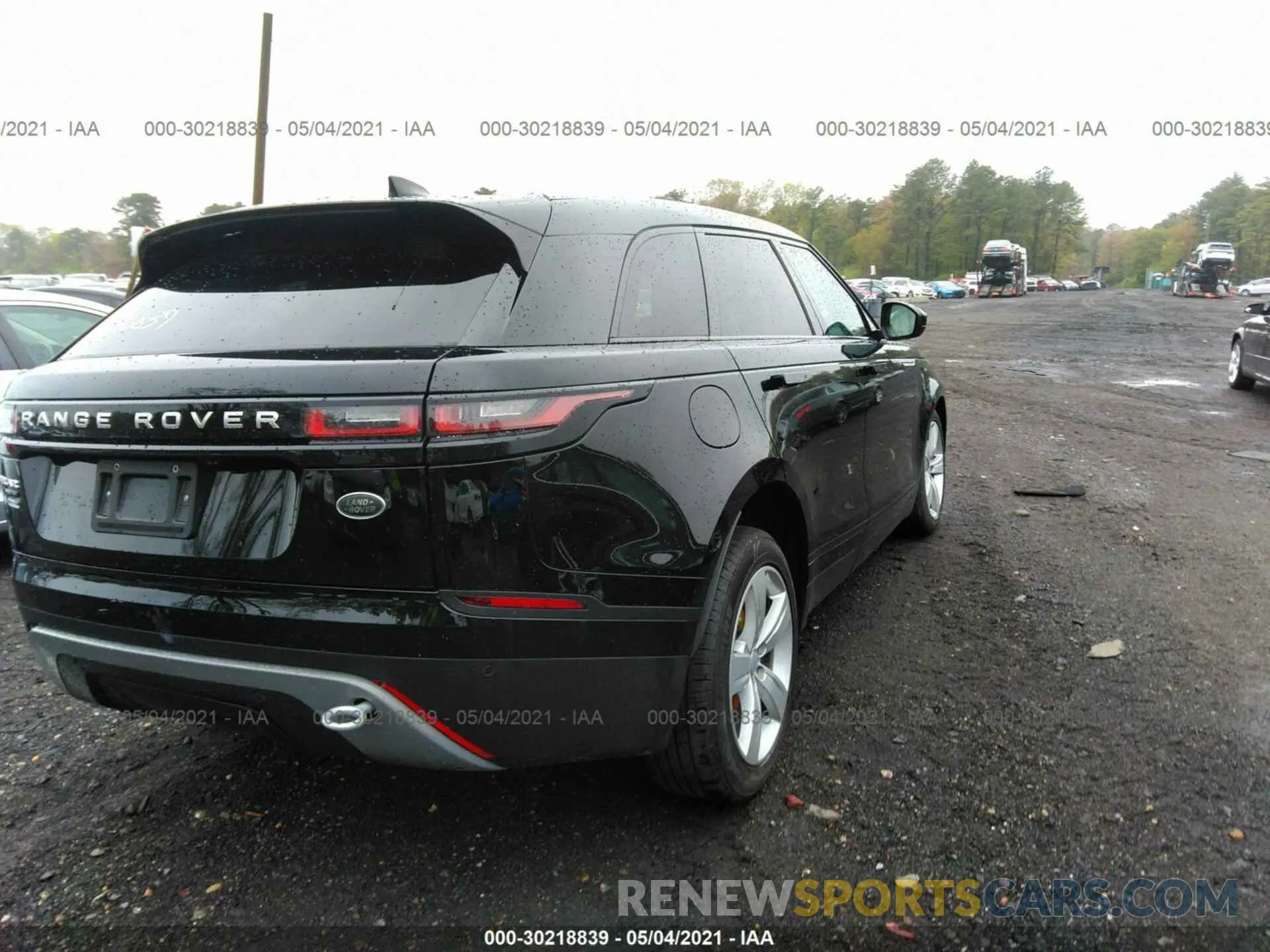 4 fotografías del automóvil dañado SALYB2EX6LA248582 LAND ROVER RANGE ROVER VELAR 2020