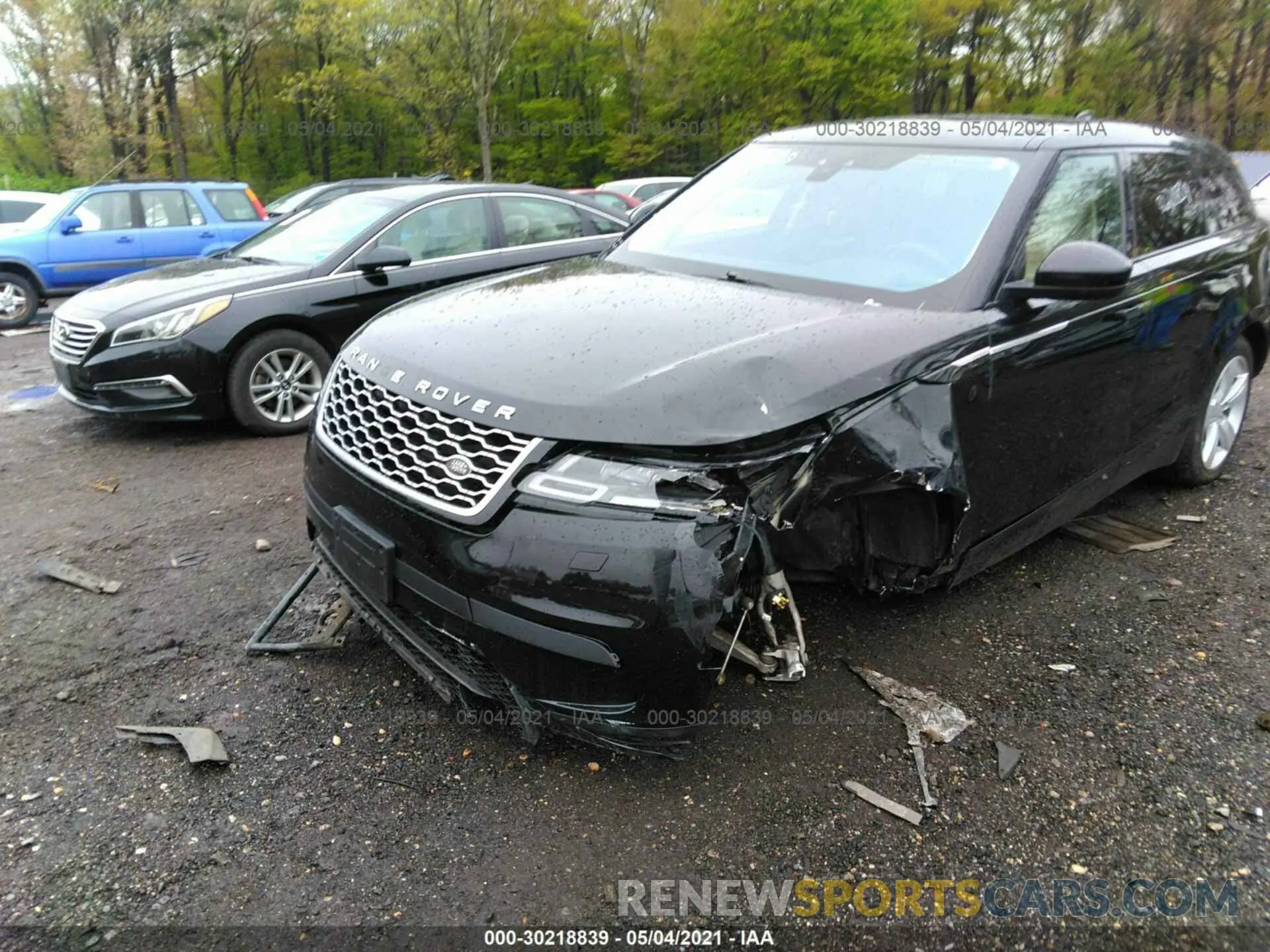 6 fotografías del automóvil dañado SALYB2EX6LA248582 LAND ROVER RANGE ROVER VELAR 2020