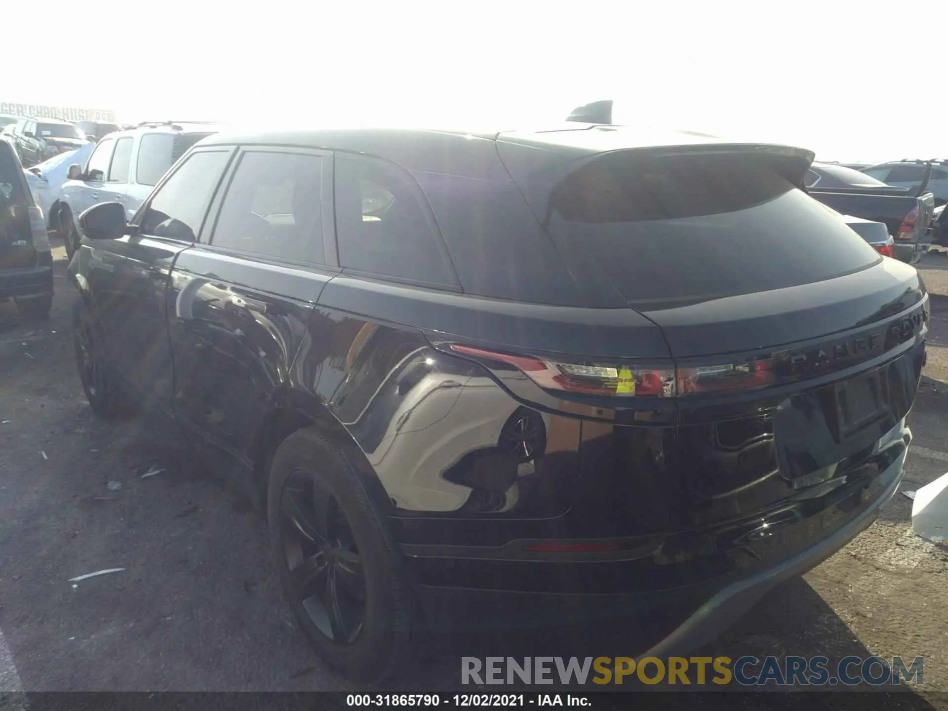 3 fotografías del automóvil dañado SALYB2EX6LA252843 LAND ROVER RANGE ROVER VELAR 2020