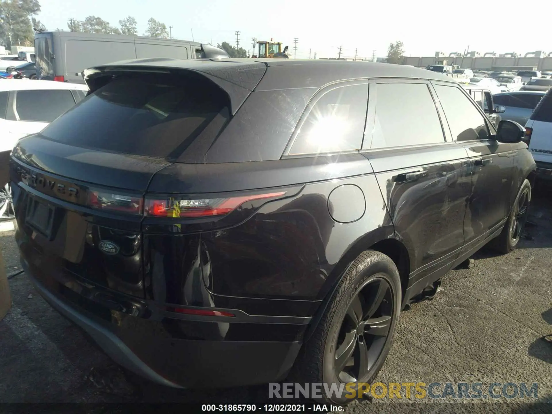 4 fotografías del automóvil dañado SALYB2EX6LA252843 LAND ROVER RANGE ROVER VELAR 2020