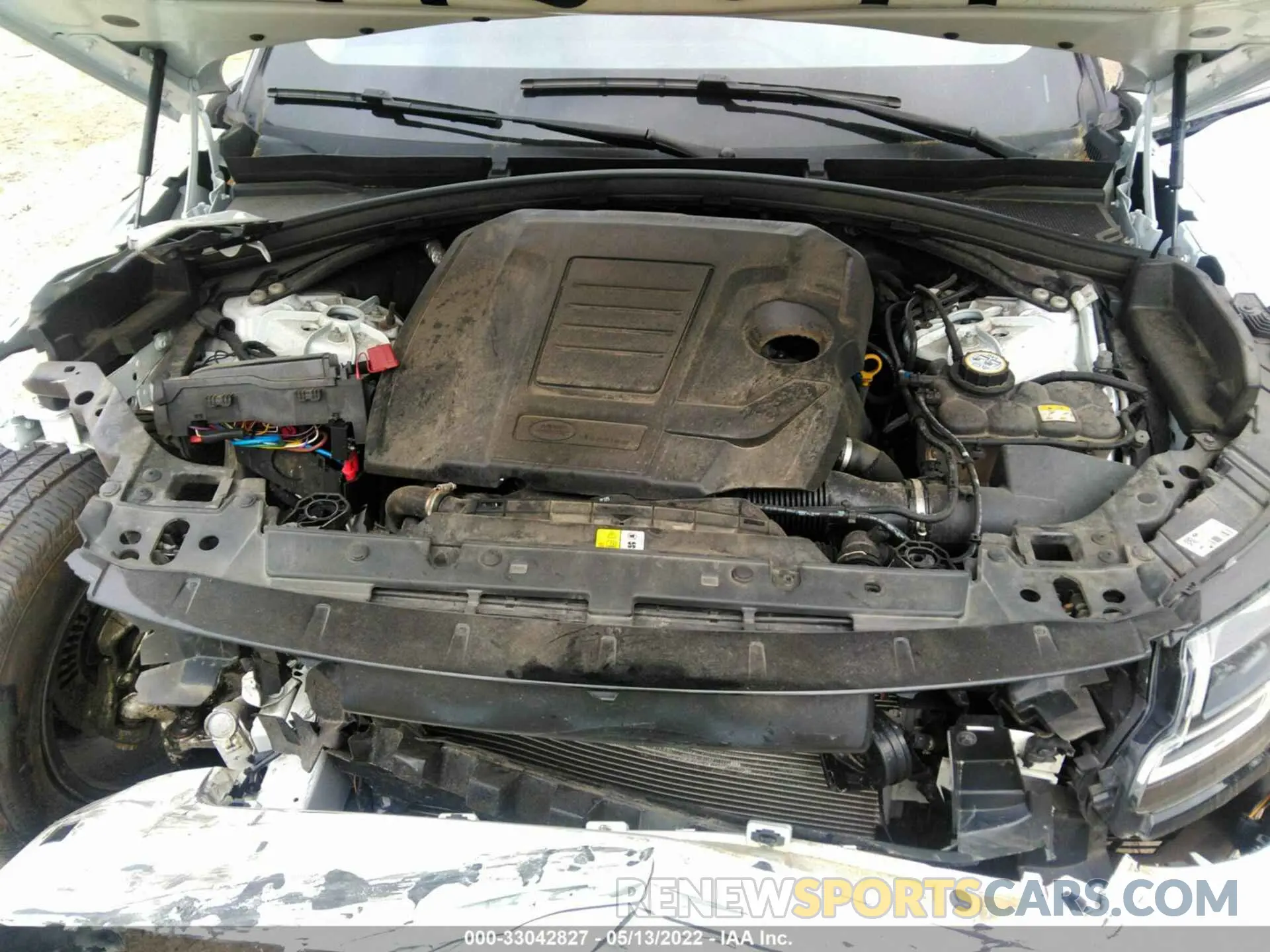 10 fotografías del automóvil dañado SALYB2EX6LA254348 LAND ROVER RANGE ROVER VELAR 2020