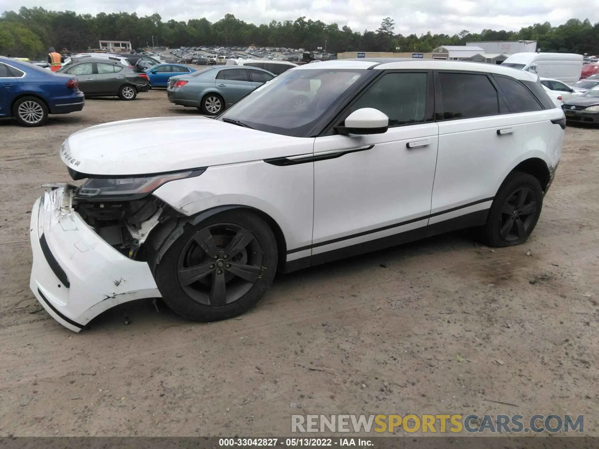 2 fotografías del automóvil dañado SALYB2EX6LA254348 LAND ROVER RANGE ROVER VELAR 2020