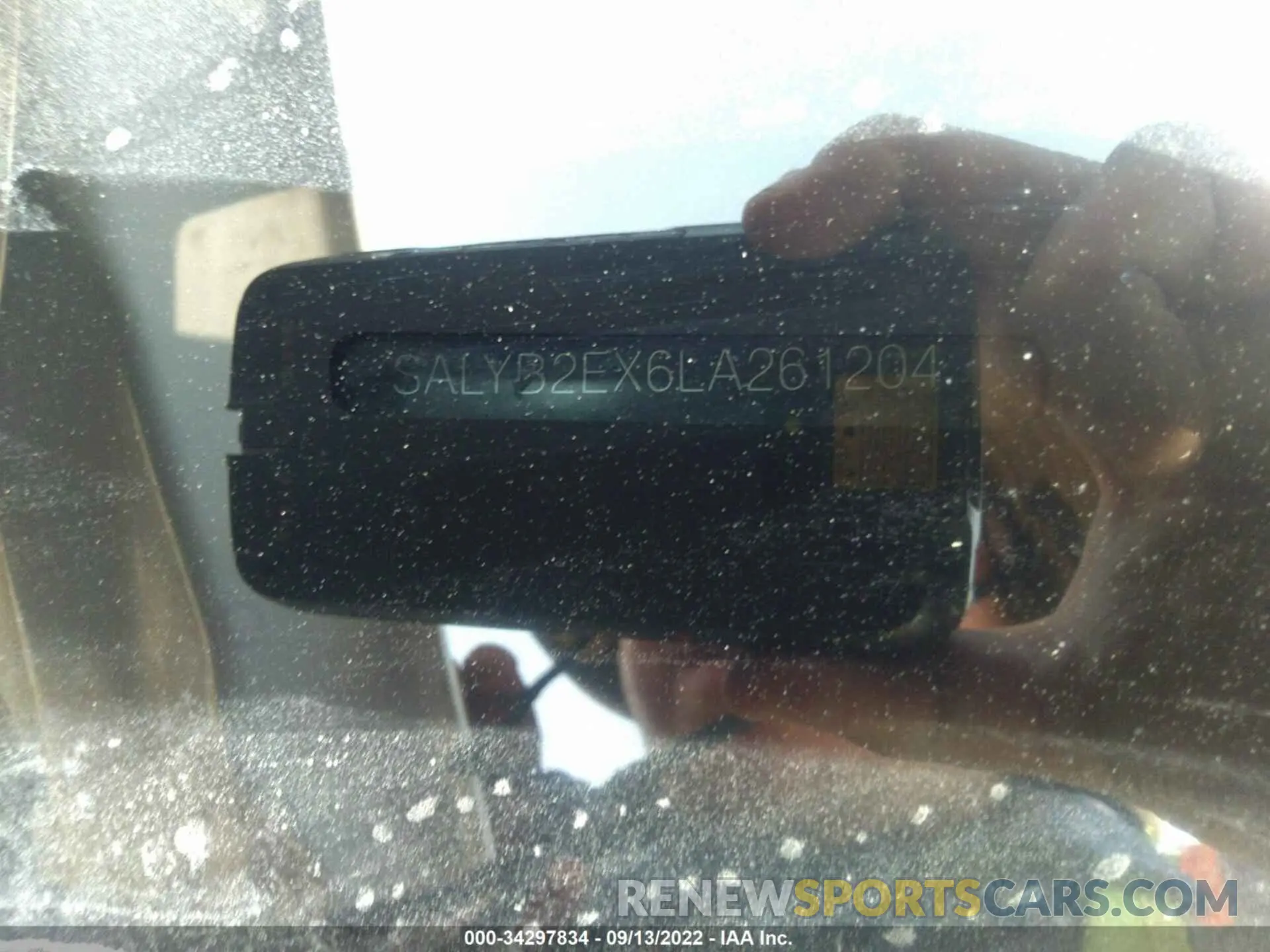 9 fotografías del automóvil dañado SALYB2EX6LA261204 LAND ROVER RANGE ROVER VELAR 2020