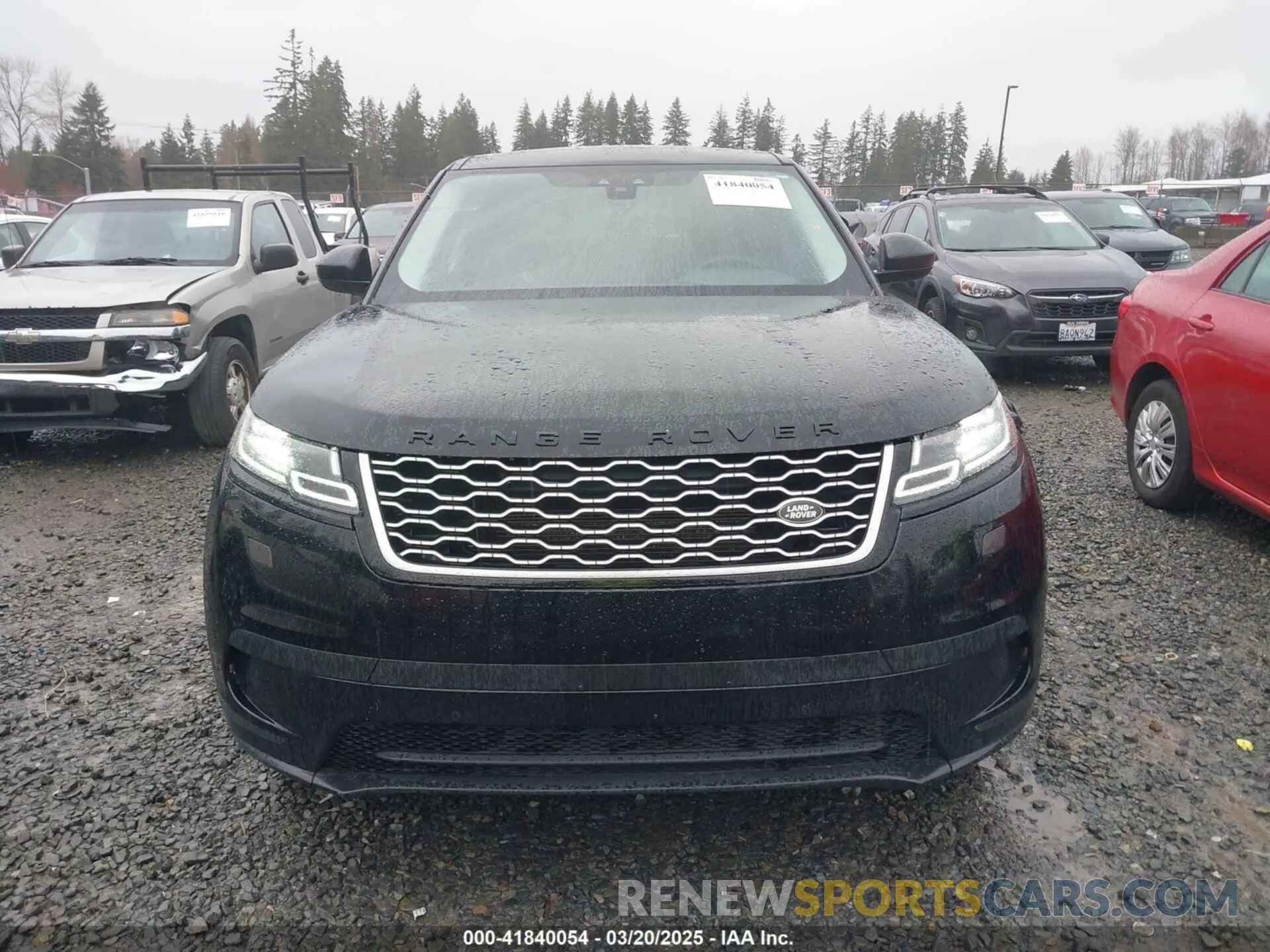 12 fotografías del automóvil dañado SALYB2EX7LA265410 LAND ROVER RANGE ROVER VELAR 2020