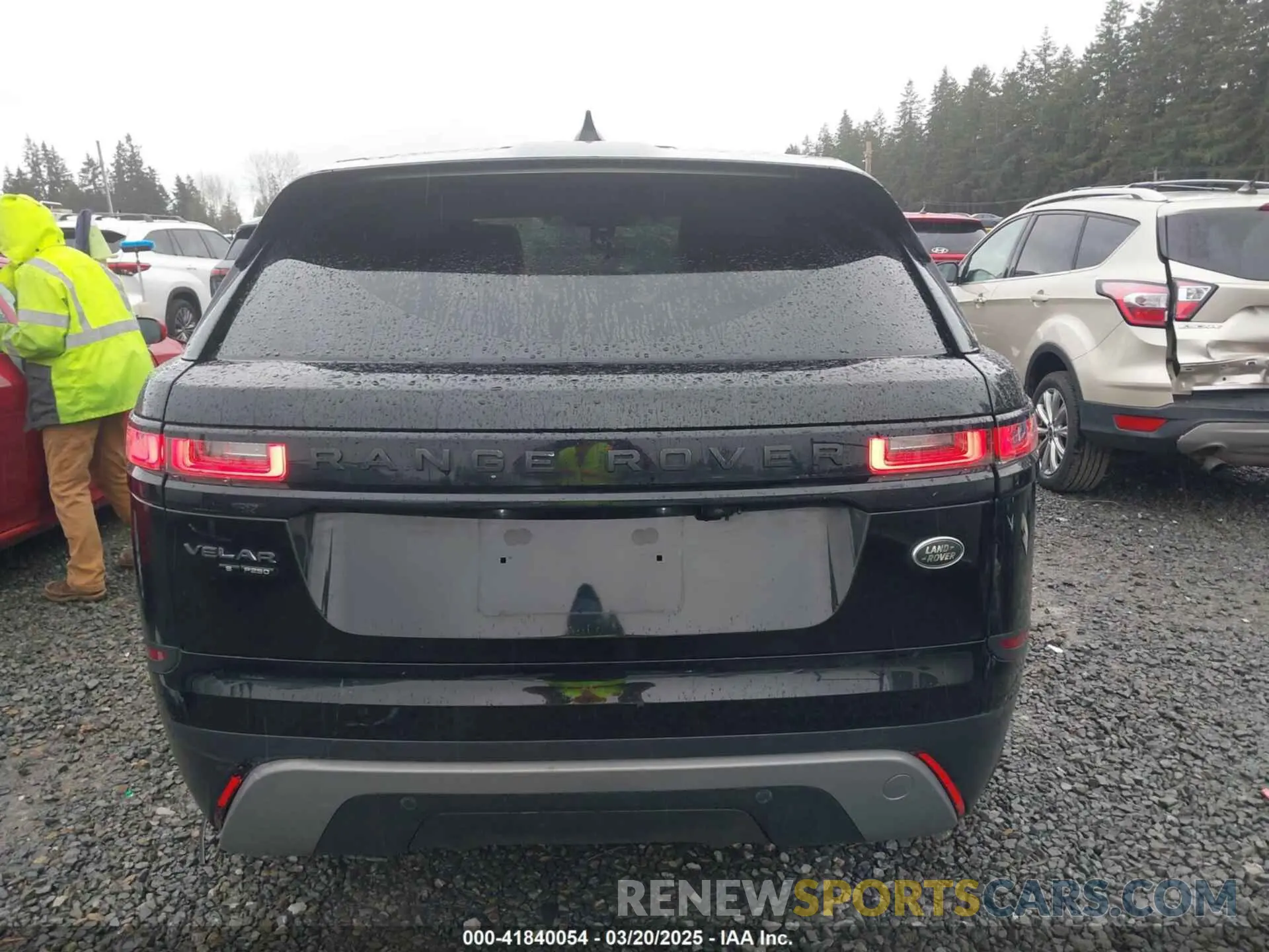 16 fotografías del automóvil dañado SALYB2EX7LA265410 LAND ROVER RANGE ROVER VELAR 2020