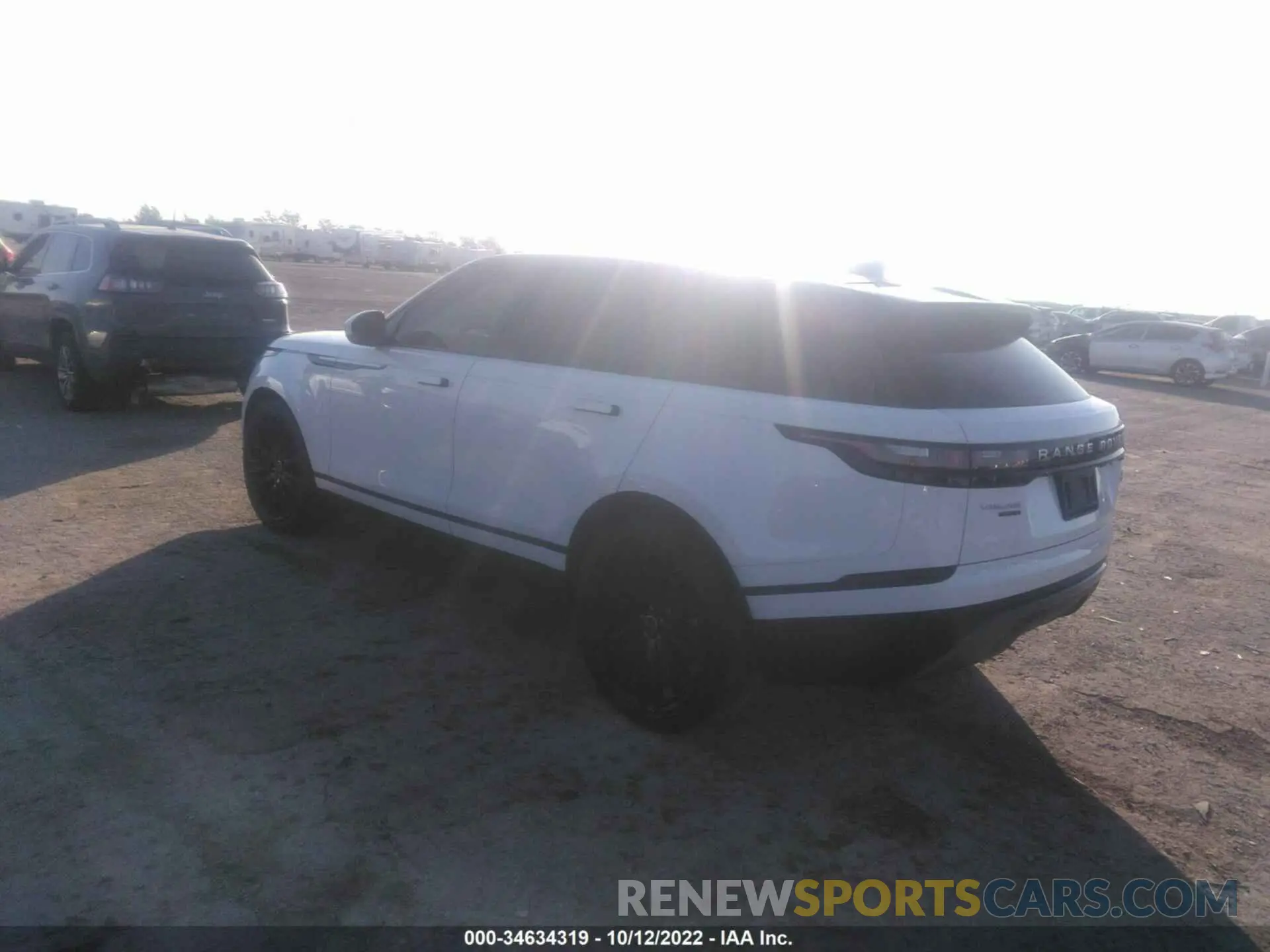 3 fotografías del automóvil dañado SALYB2EX7LA269750 LAND ROVER RANGE ROVER VELAR 2020