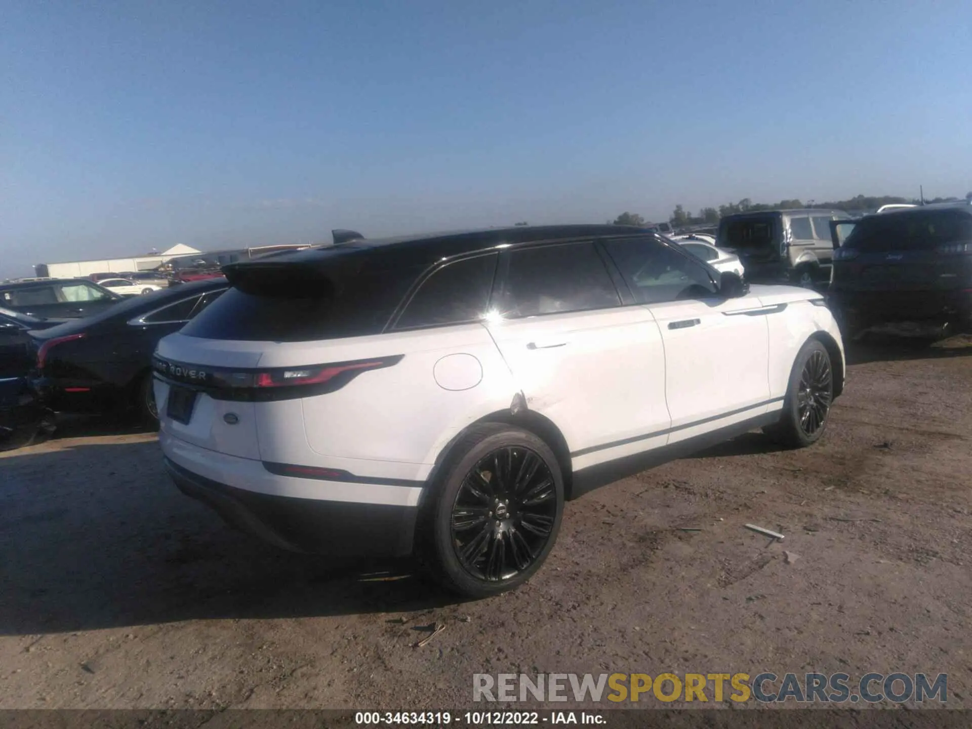 4 fotografías del automóvil dañado SALYB2EX7LA269750 LAND ROVER RANGE ROVER VELAR 2020