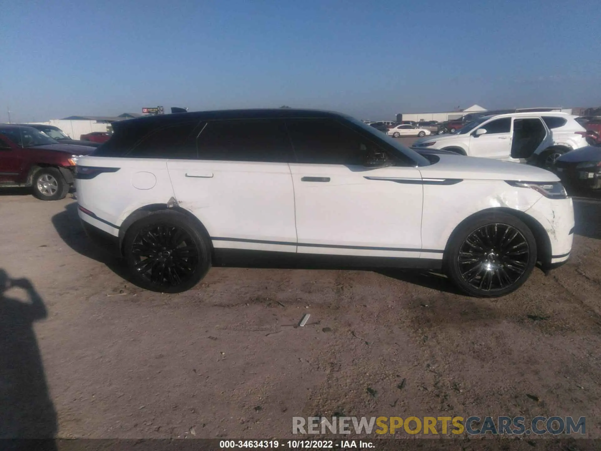 6 fotografías del automóvil dañado SALYB2EX7LA269750 LAND ROVER RANGE ROVER VELAR 2020