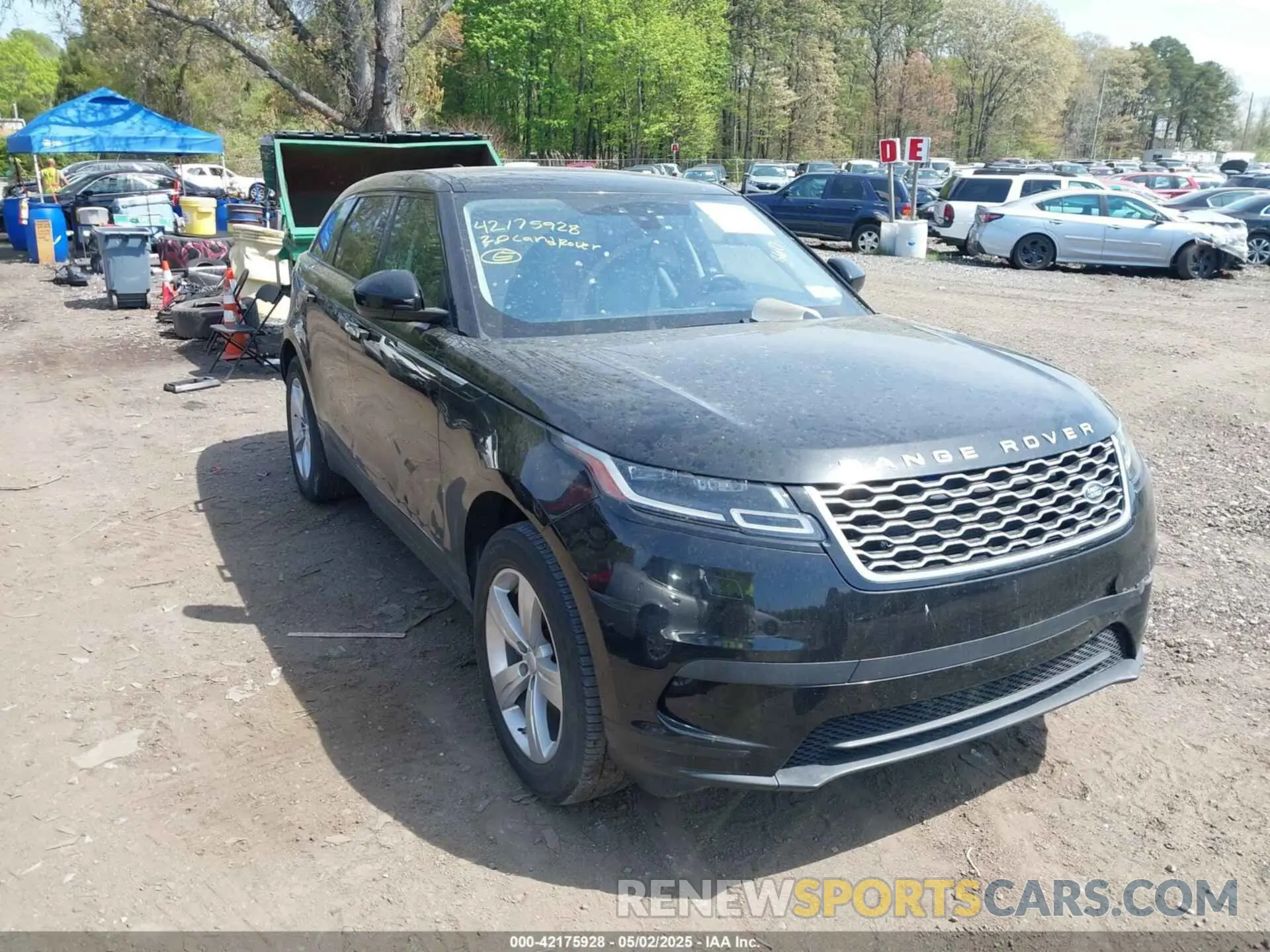 1 fotografías del automóvil dañado SALYB2EX8LA265495 LAND ROVER RANGE ROVER VELAR 2020