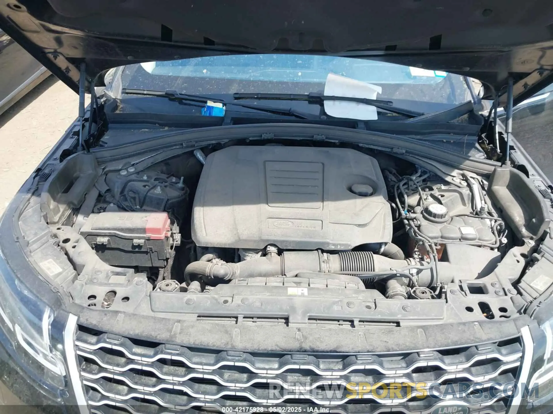 10 fotografías del automóvil dañado SALYB2EX8LA265495 LAND ROVER RANGE ROVER VELAR 2020