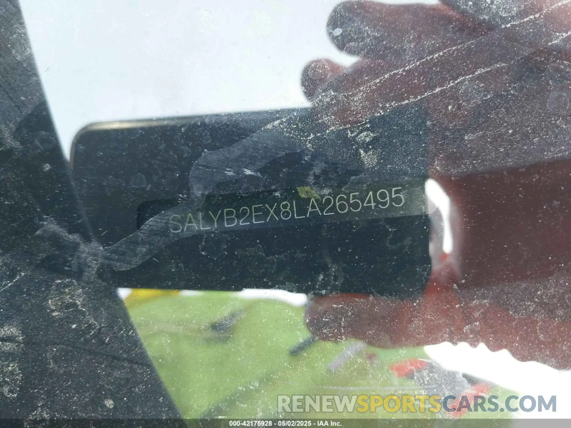 17 fotografías del automóvil dañado SALYB2EX8LA265495 LAND ROVER RANGE ROVER VELAR 2020