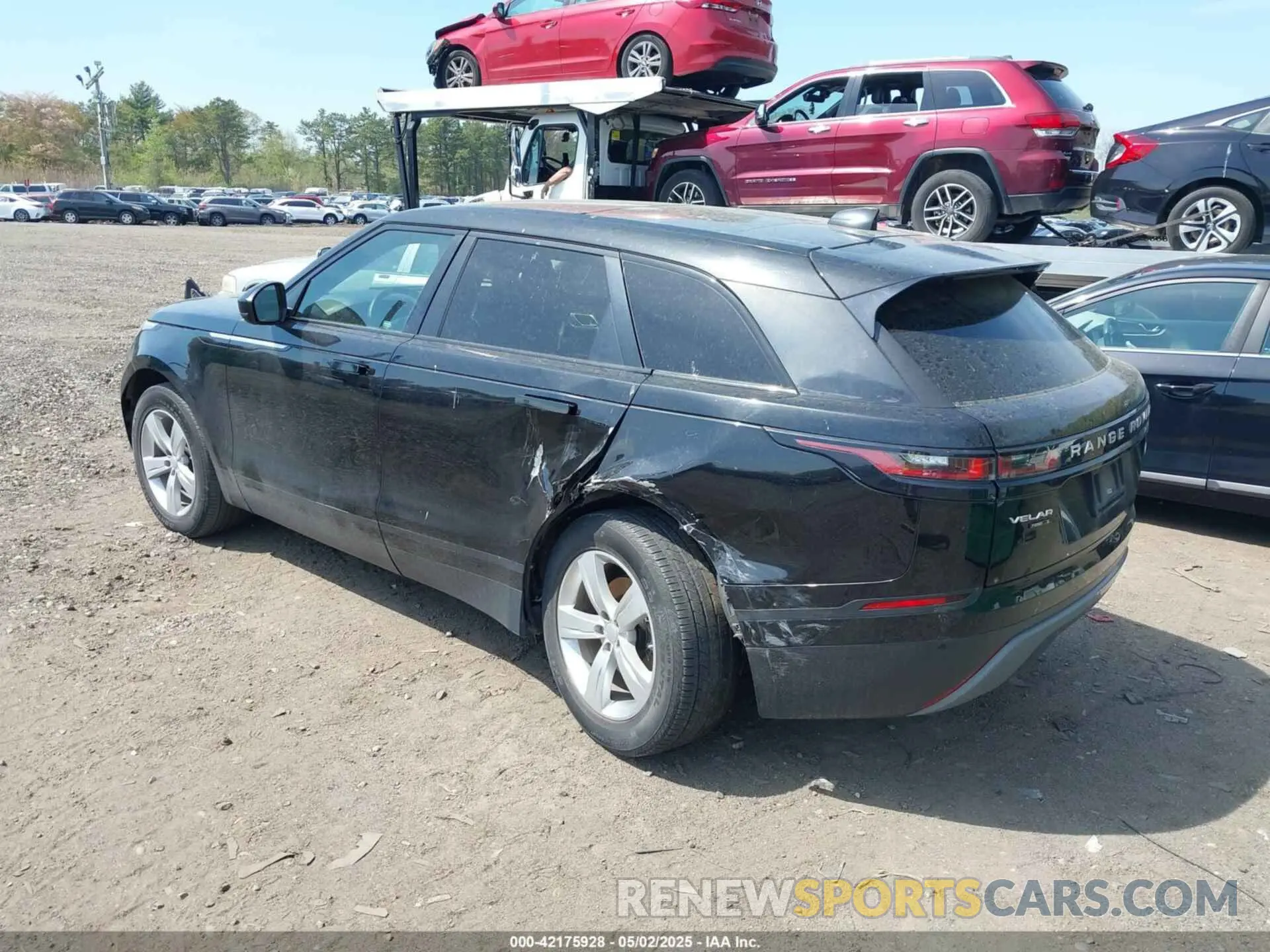 3 fotografías del automóvil dañado SALYB2EX8LA265495 LAND ROVER RANGE ROVER VELAR 2020
