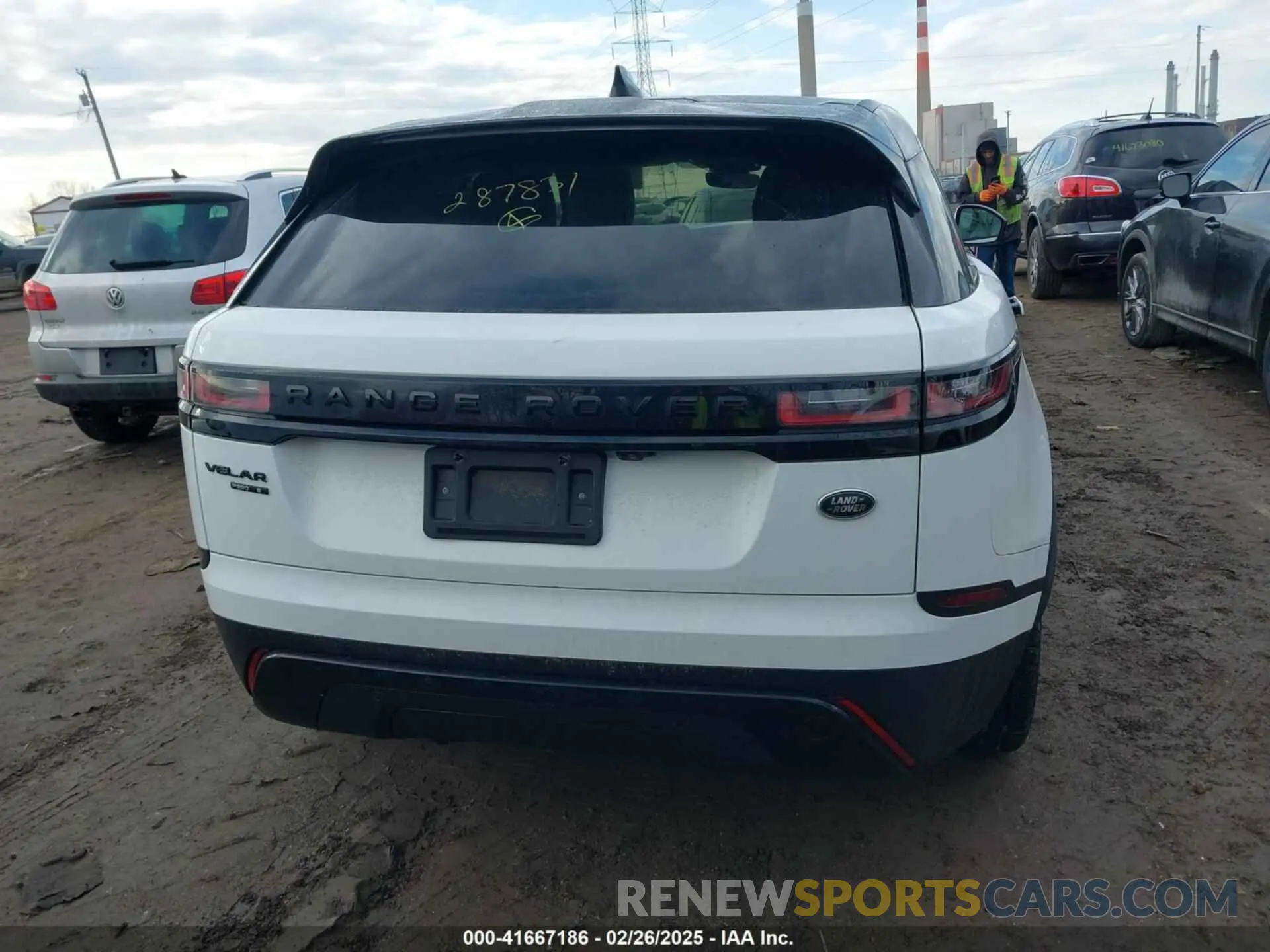 15 fotografías del automóvil dañado SALYB2EX9LA287831 LAND ROVER RANGE ROVER VELAR 2020
