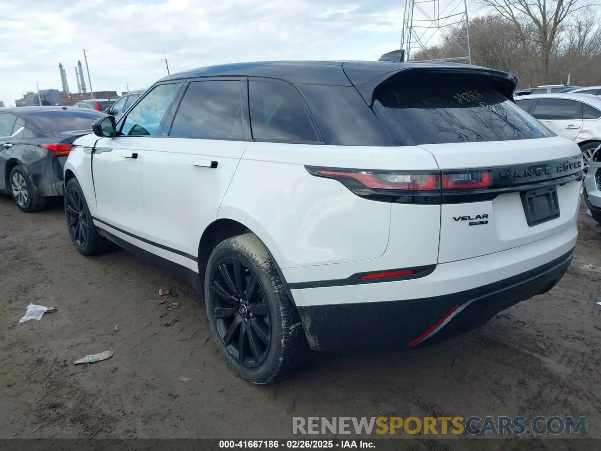 3 fotografías del automóvil dañado SALYB2EX9LA287831 LAND ROVER RANGE ROVER VELAR 2020