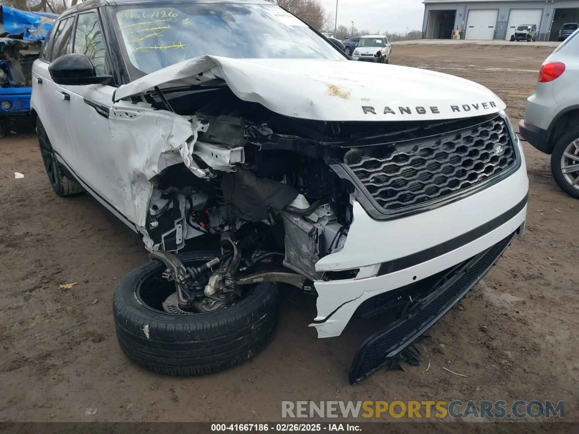 6 fotografías del automóvil dañado SALYB2EX9LA287831 LAND ROVER RANGE ROVER VELAR 2020