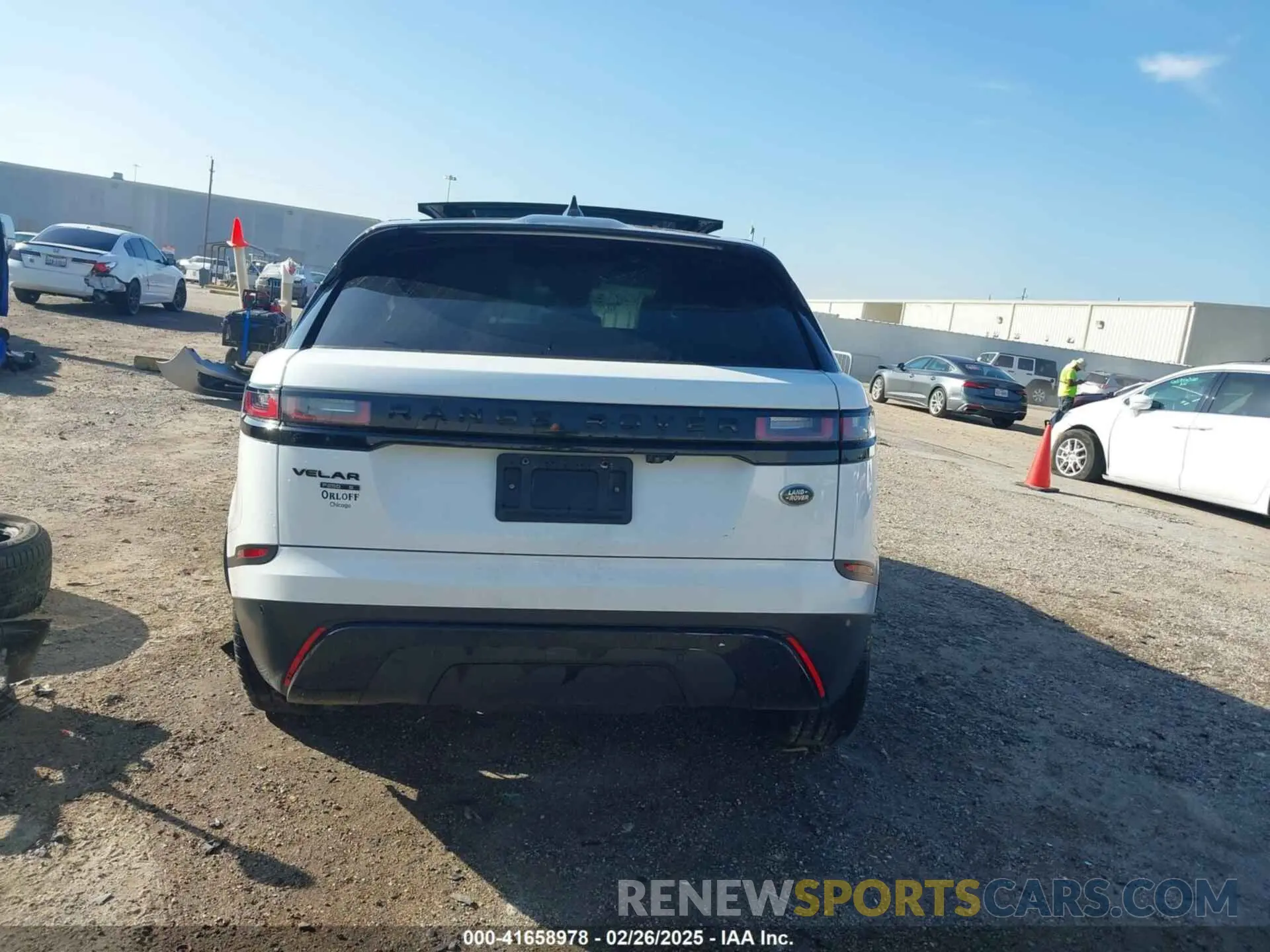 16 fotografías del automóvil dañado SALYB2EX9LA289398 LAND ROVER RANGE ROVER VELAR 2020