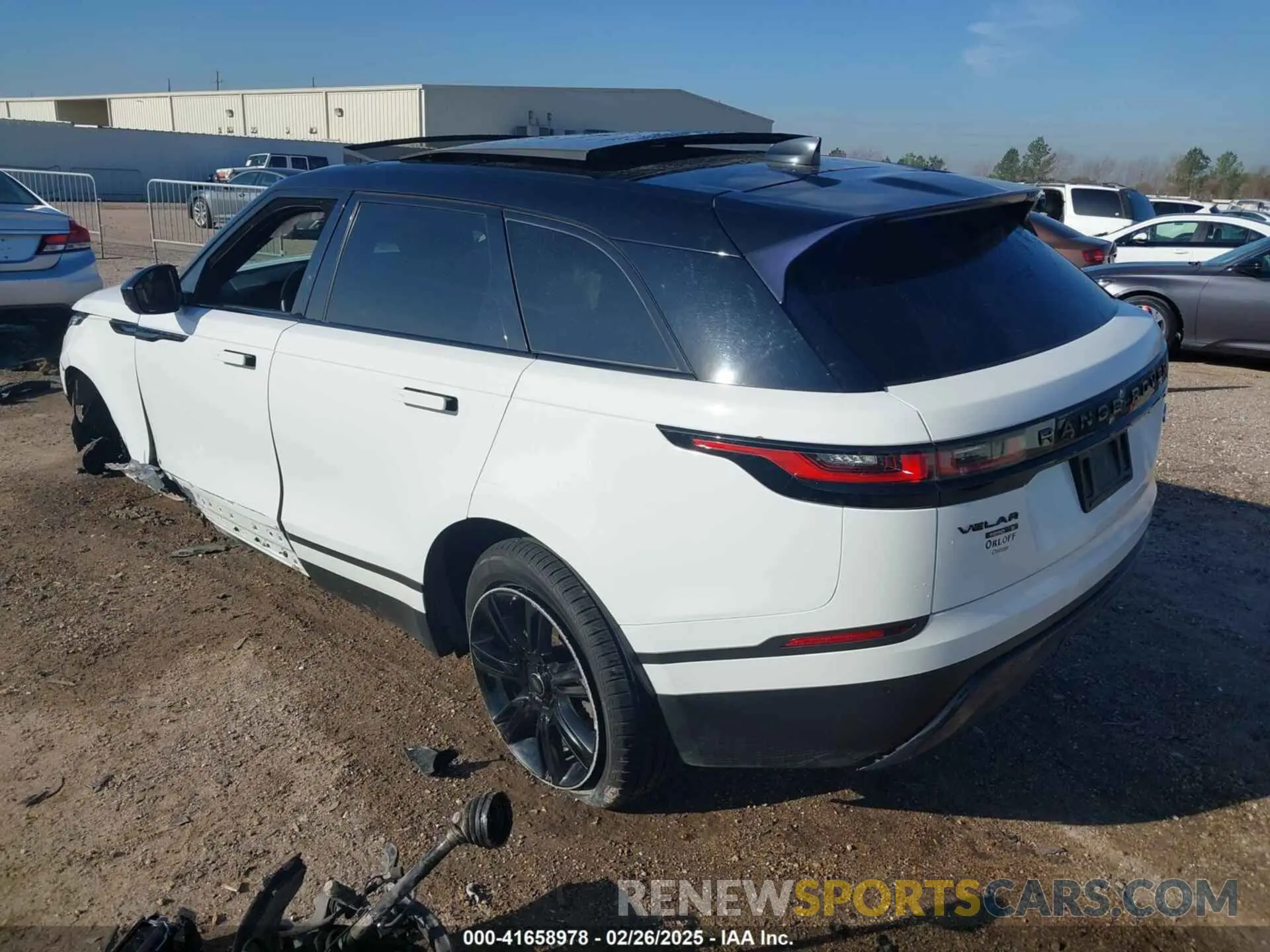 3 fotografías del automóvil dañado SALYB2EX9LA289398 LAND ROVER RANGE ROVER VELAR 2020