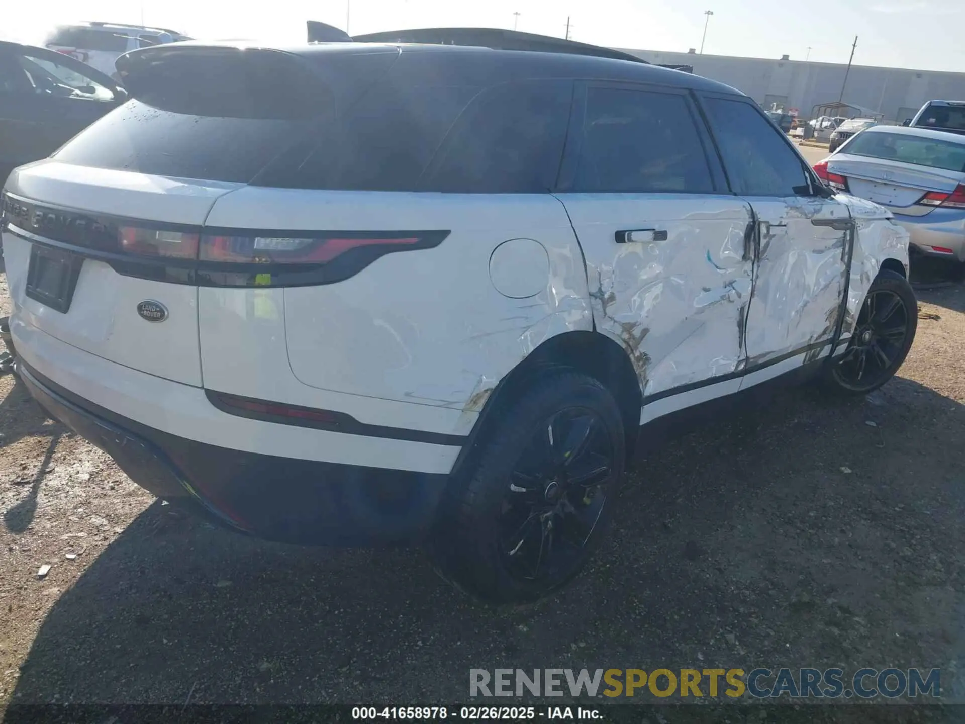 4 fotografías del automóvil dañado SALYB2EX9LA289398 LAND ROVER RANGE ROVER VELAR 2020