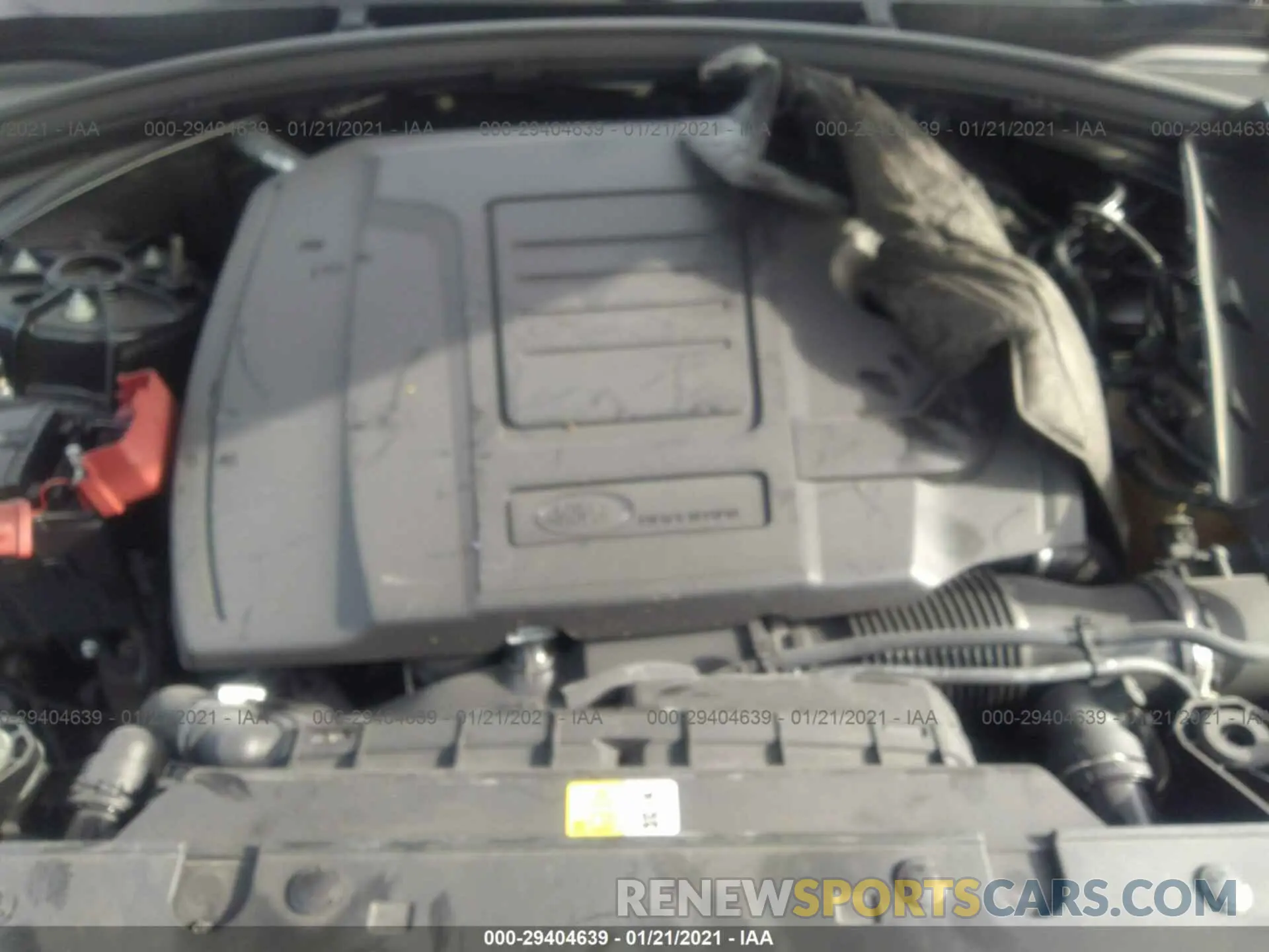 10 fotografías del automóvil dañado SALYB2EXXLA255678 LAND ROVER RANGE ROVER VELAR 2020