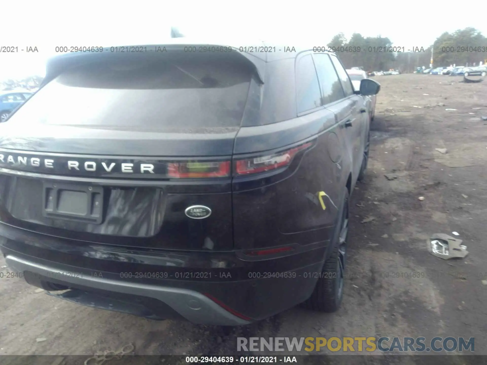 4 fotografías del automóvil dañado SALYB2EXXLA255678 LAND ROVER RANGE ROVER VELAR 2020