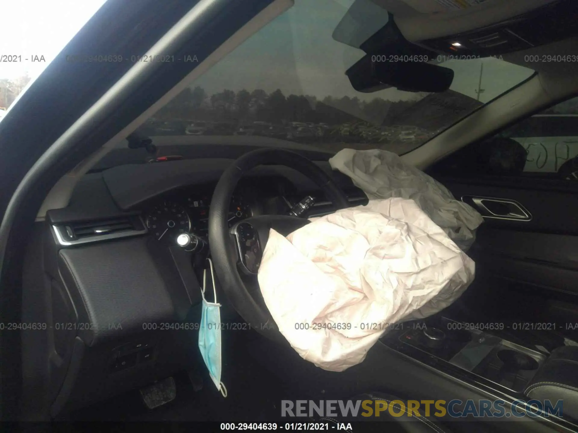 5 fotografías del automóvil dañado SALYB2EXXLA255678 LAND ROVER RANGE ROVER VELAR 2020