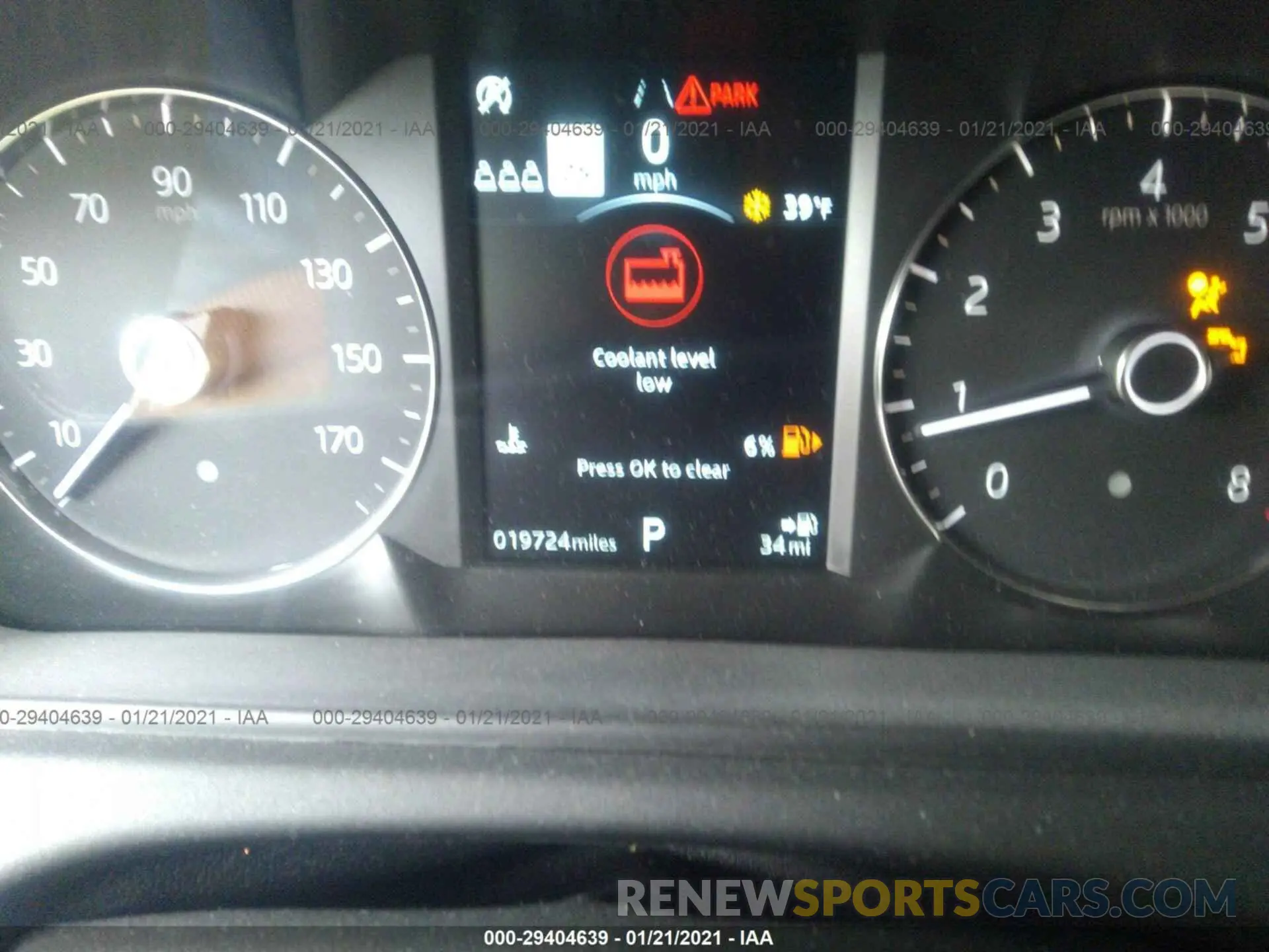 7 fotografías del automóvil dañado SALYB2EXXLA255678 LAND ROVER RANGE ROVER VELAR 2020
