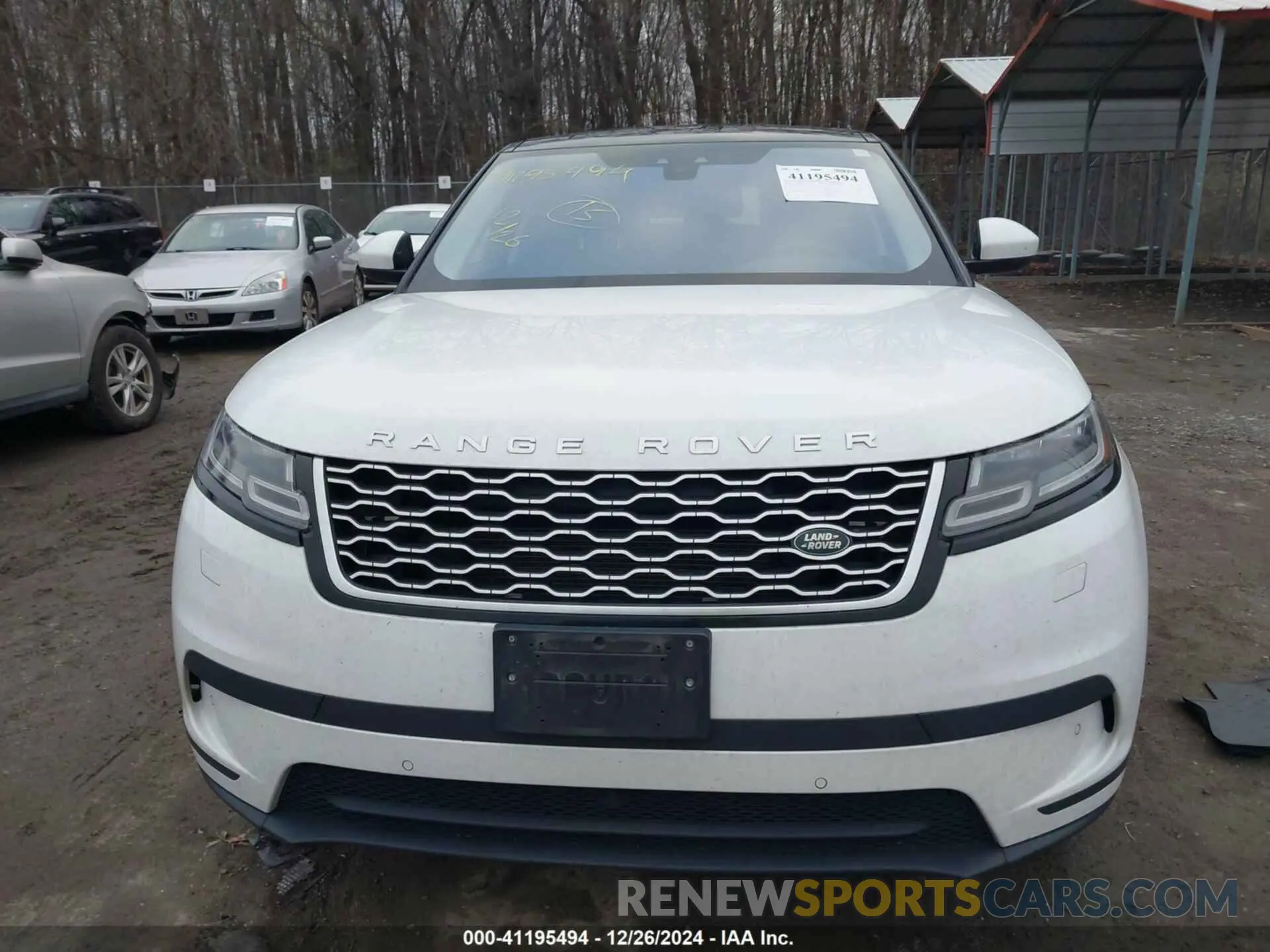 12 fotografías del automóvil dañado SALYB2EXXLA269810 LAND ROVER RANGE ROVER VELAR 2020