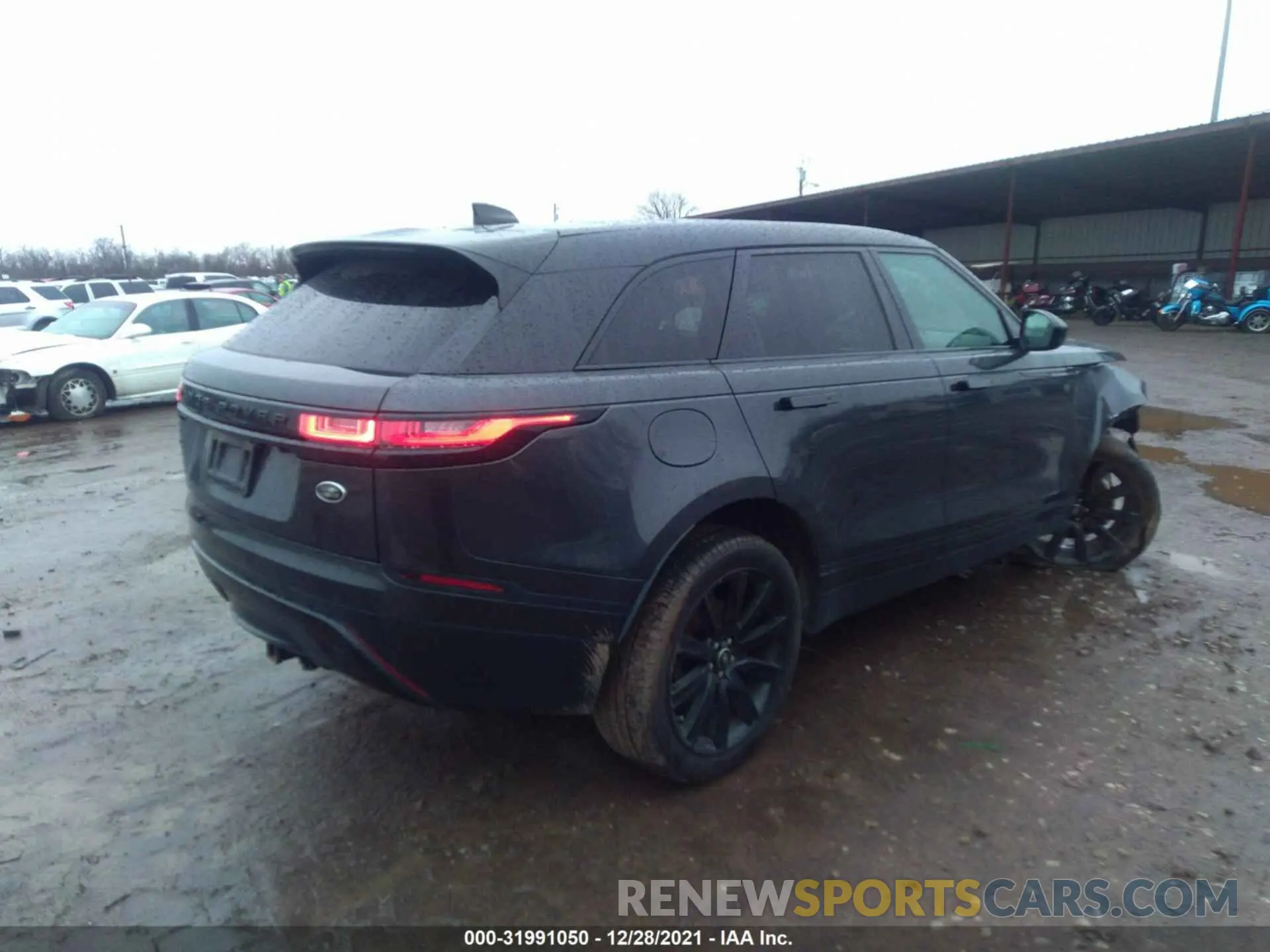 4 fotografías del automóvil dañado SALYB2FV0LA254892 LAND ROVER RANGE ROVER VELAR 2020